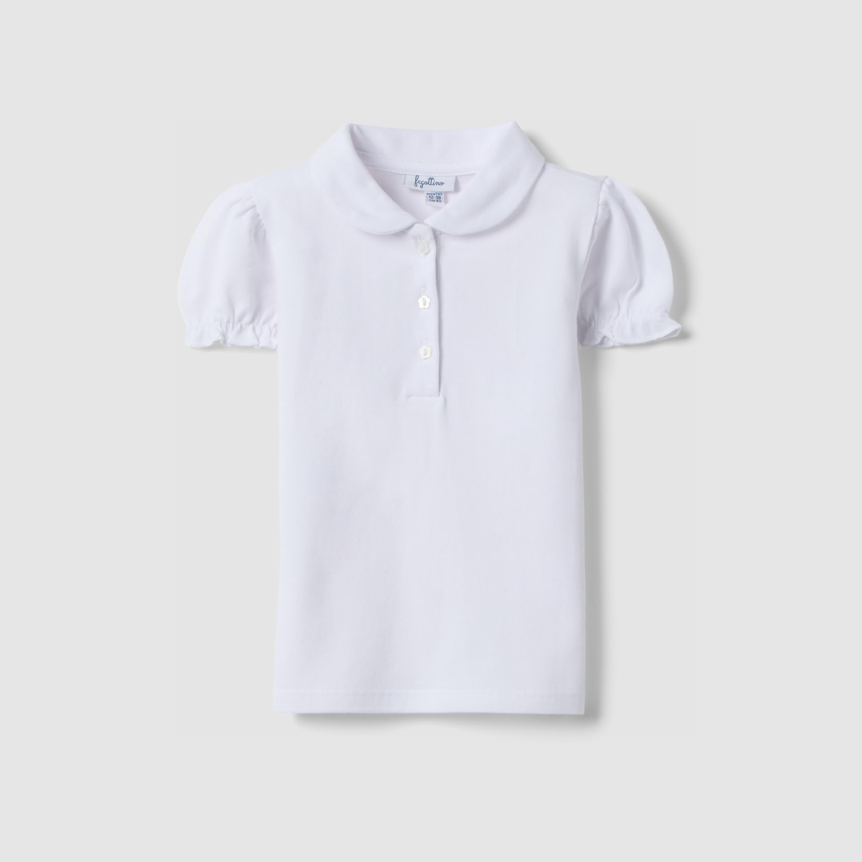 تيشيرت بياقة وأكمام قصيرة من أو في إس-girls-clothing-tshirts-image-1