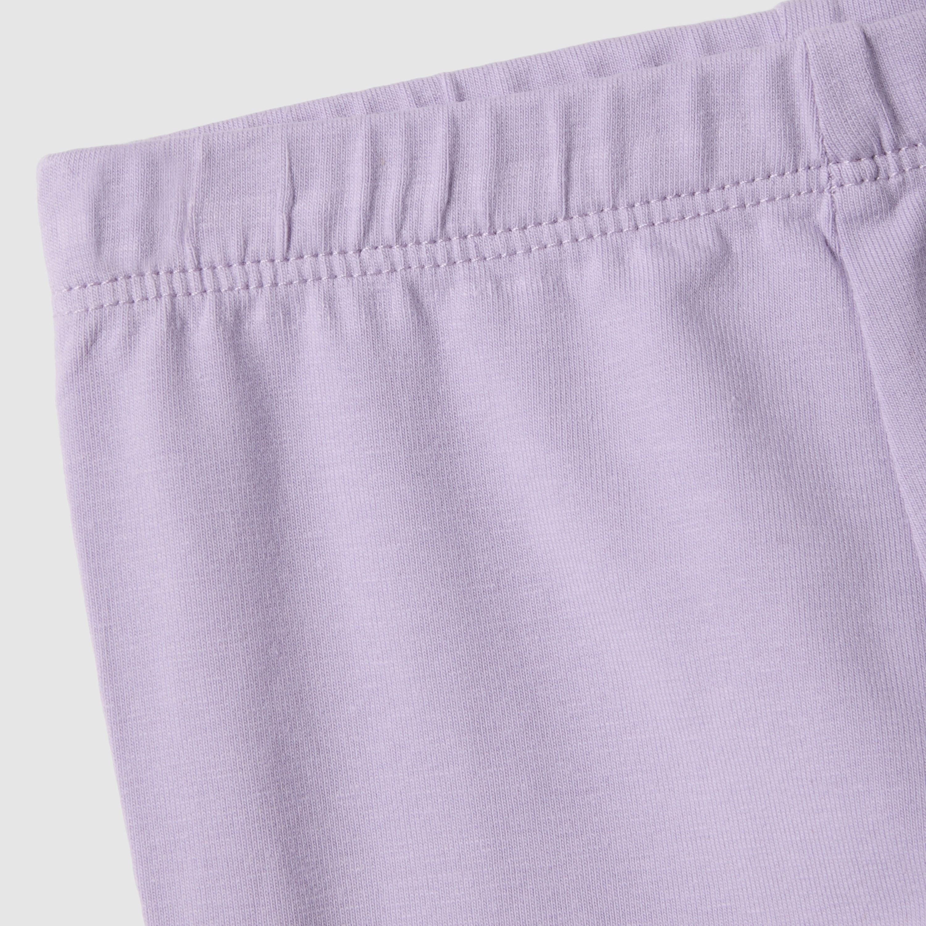 OVS Solid Elasticated Leggings-baby-girls-clothing-bottoms-leggings-image-3