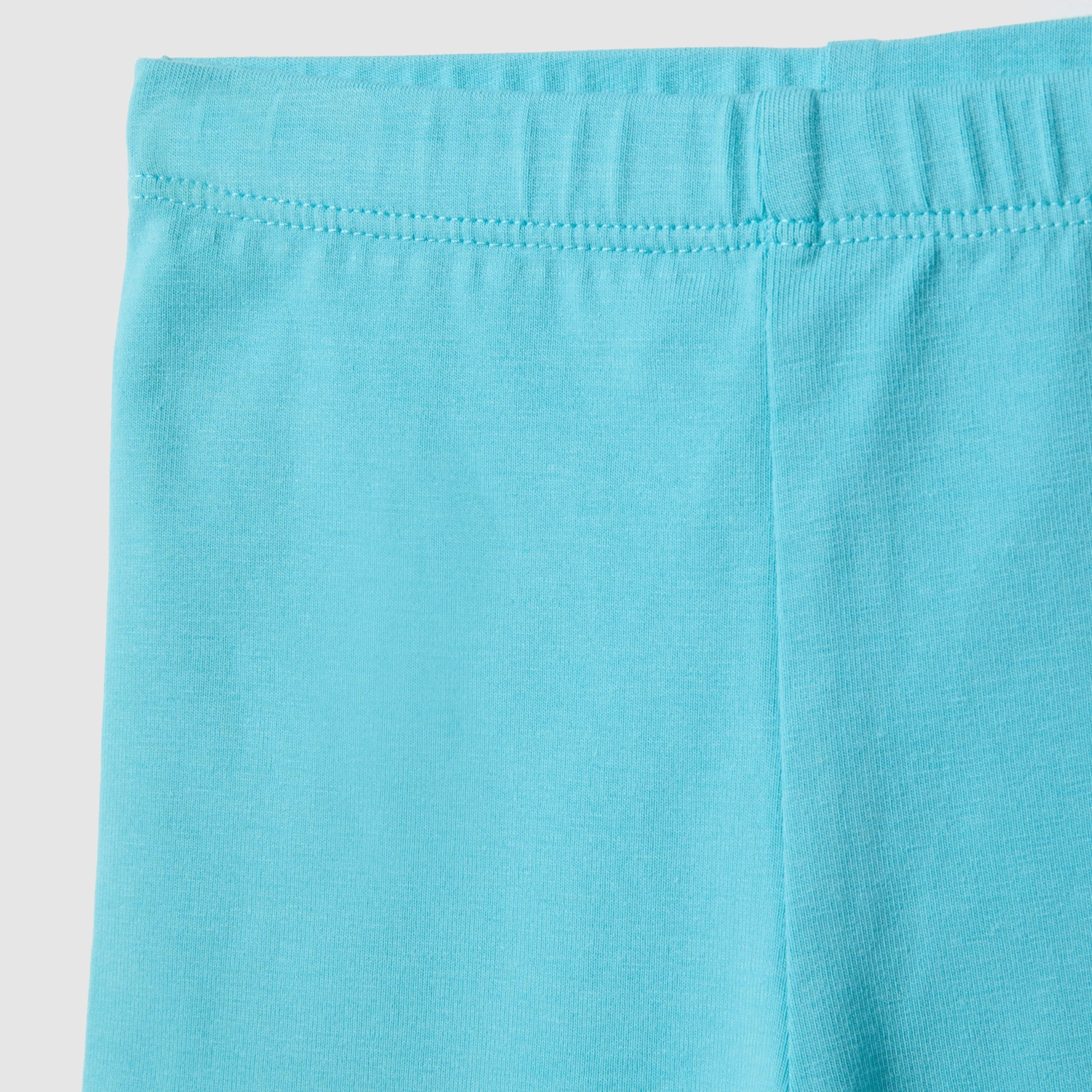 OVS Solid Elasticated Leggings-baby-girls-clothing-bottoms-leggings-image-3