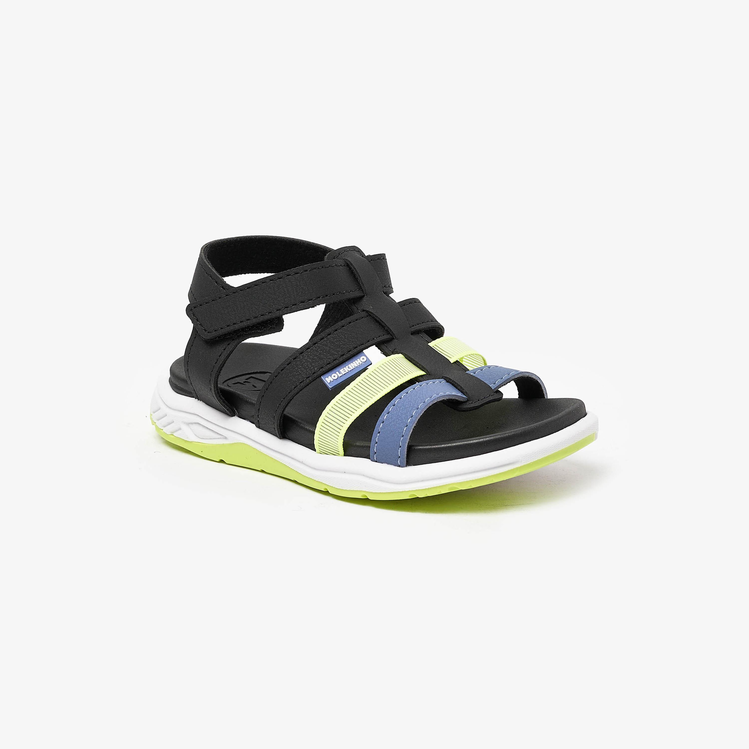 Molekinho by Geoomnii Kids Open Toe Sandals with Back Strap | 2629-101-16396      -boys-shoes-sandals-image-1