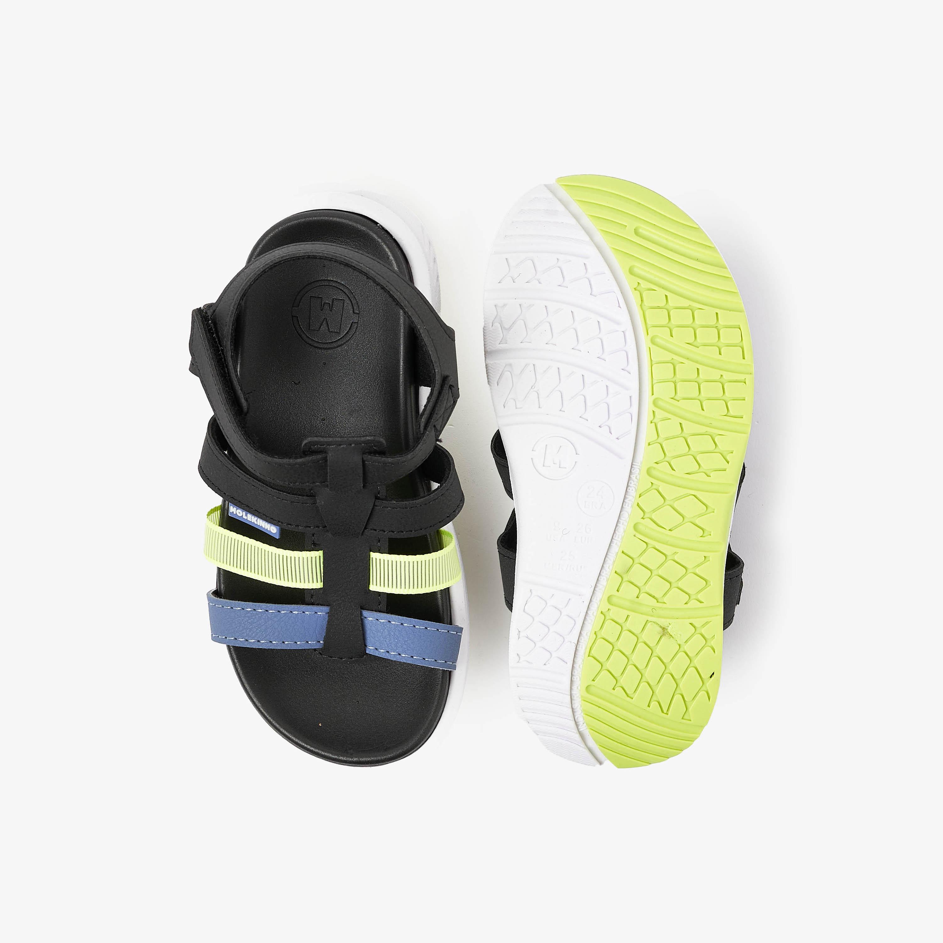 Molekinho by Geoomnii Kids Open Toe Sandals with Back Strap | 2629-101-16396      -boys-shoes-sandals-image-4
