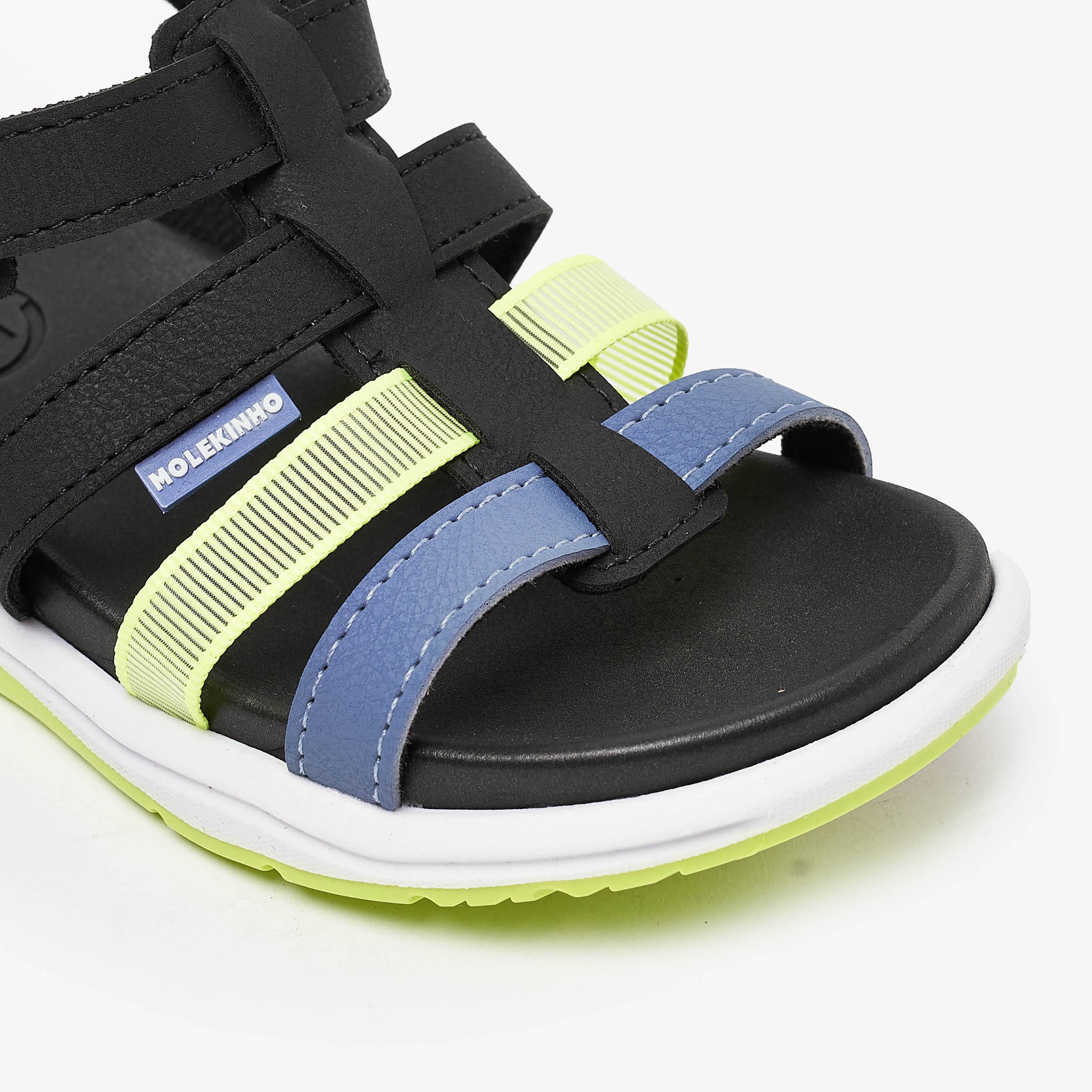 Molekinho by Geoomnii Kids Open Toe Sandals with Back Strap | 2629-101-16396      -boys-shoes-sandals-image-5