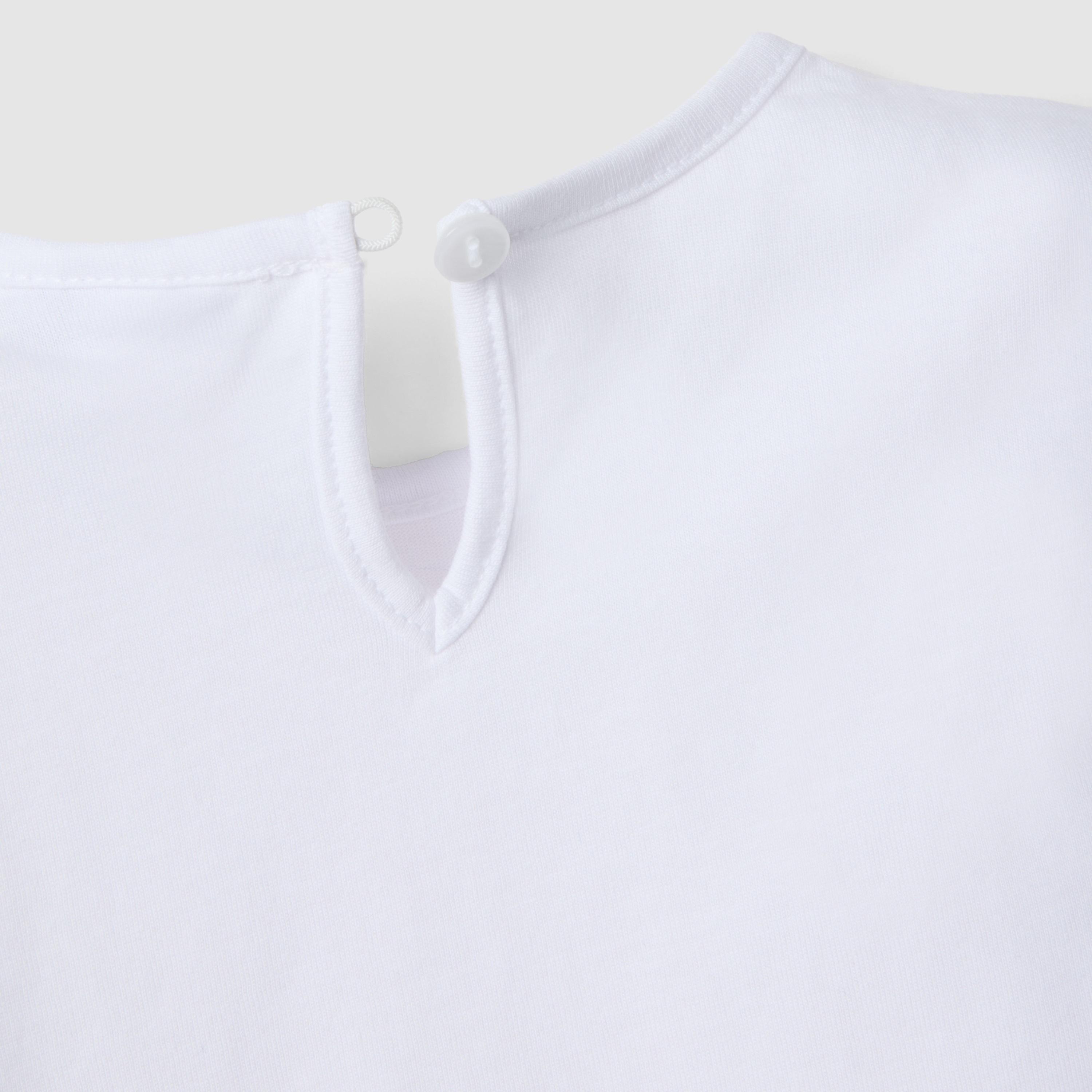 تيشيرت مطبوع أكمام قصيرة بتصميم يونيكورن مع زهور من أو في إس-girls-clothing-tshirts-image-4