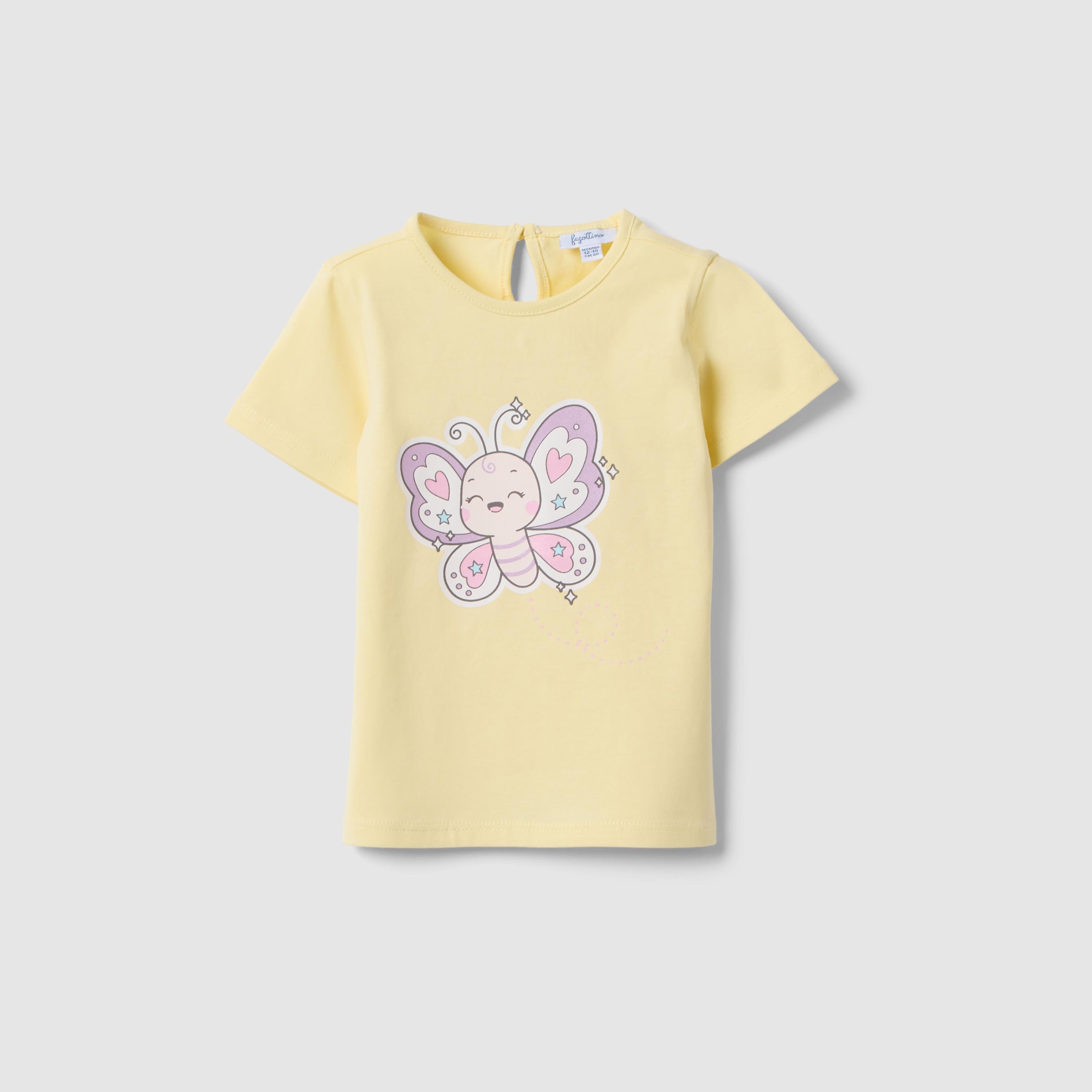 OVS Short Sleeves Butterfly Graphic T-Shirt-girls-clothing-tshirts-image-1