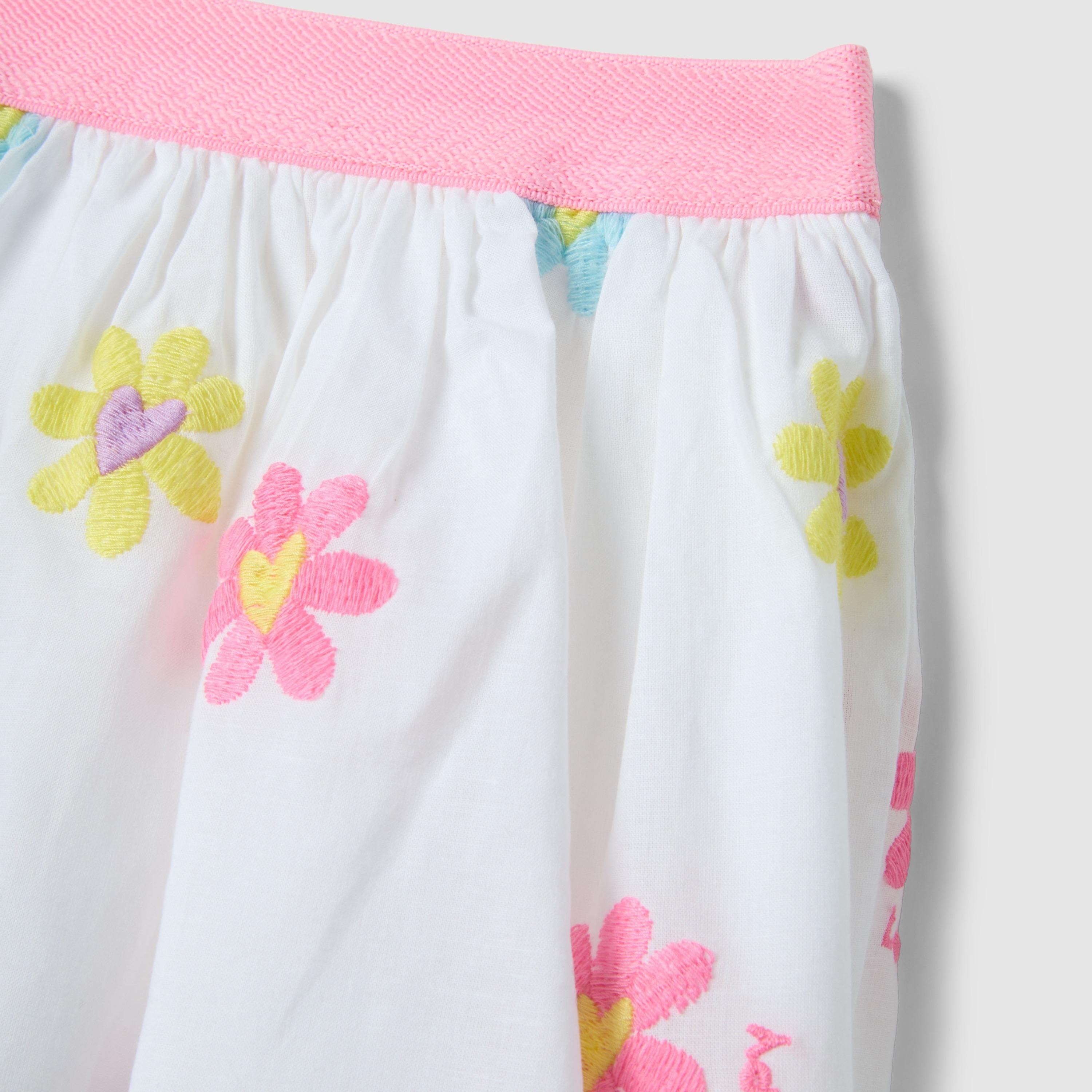 OVS Elasticated Floral Skirt-girls-clothing-bottoms-skirts-image-3
