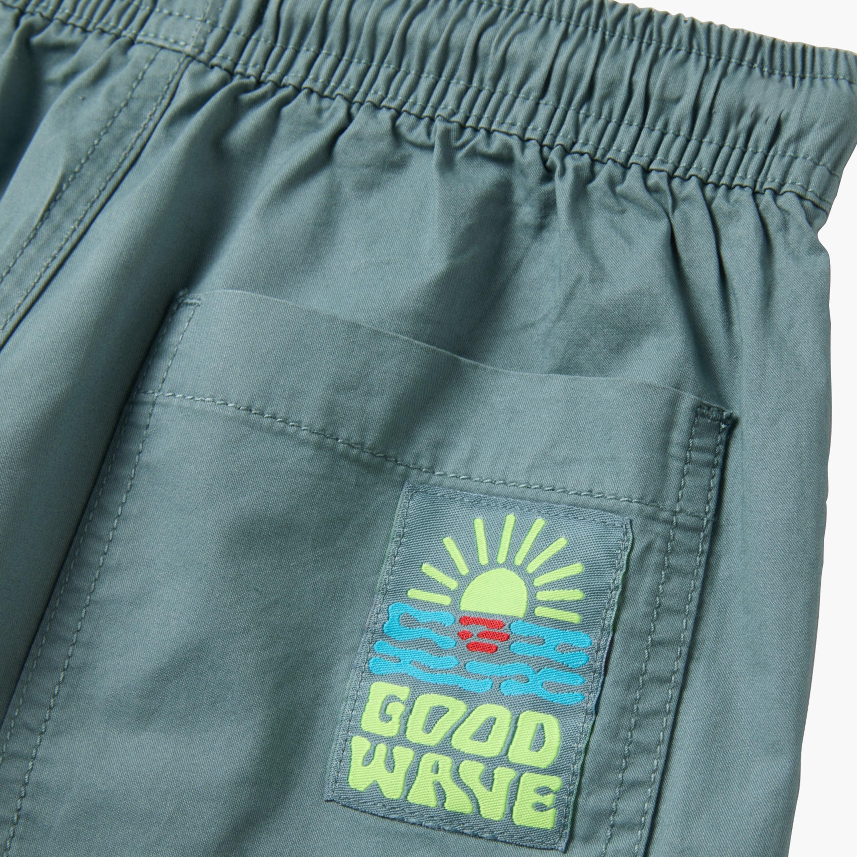 شورت قطن مع برباط وخصر مرن من أوه في إس-boys-clothing-bottoms-shorts-image-4