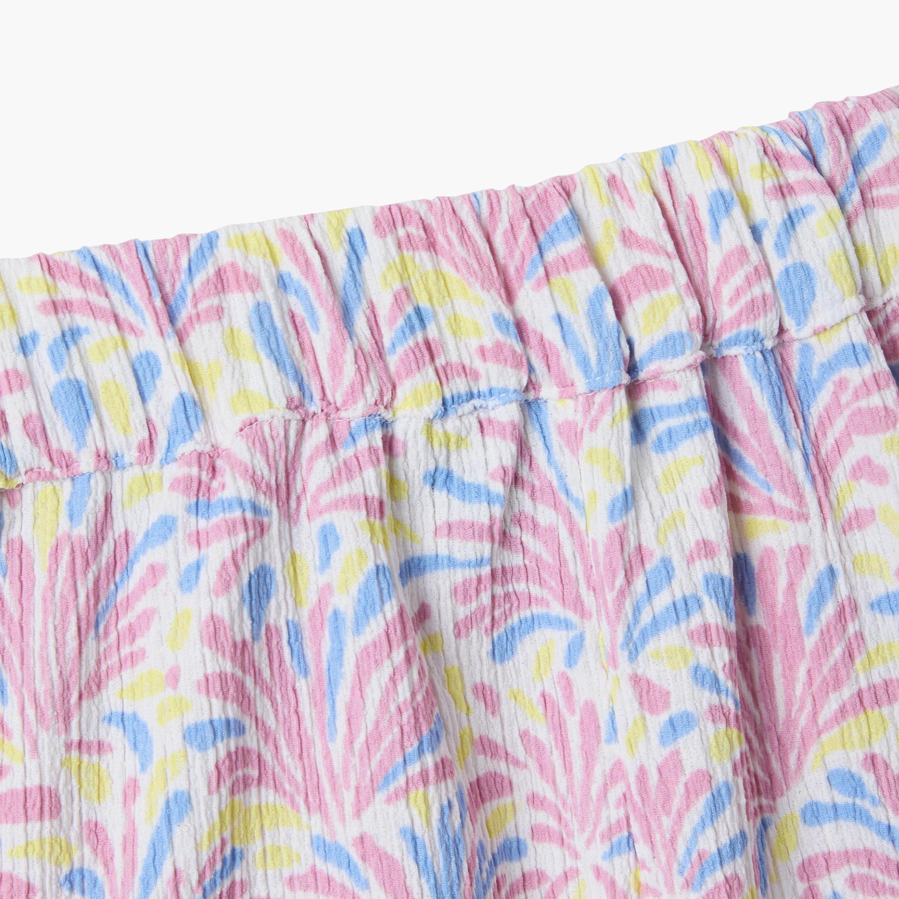 OVS Printed Sleeveless Top & Shorts Set-girls-clothing-setsandcoords-image-5