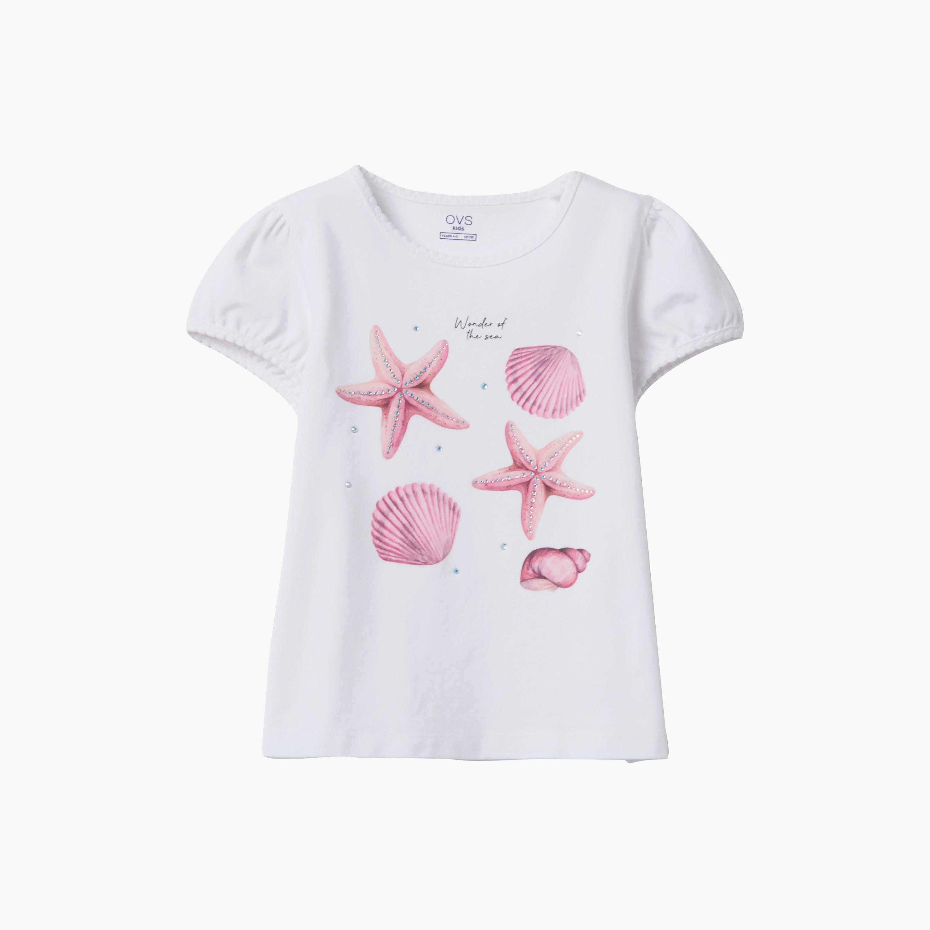 OVS Embellished Short Sleeves Top-girls-clothing-blousesandshirts-image-1