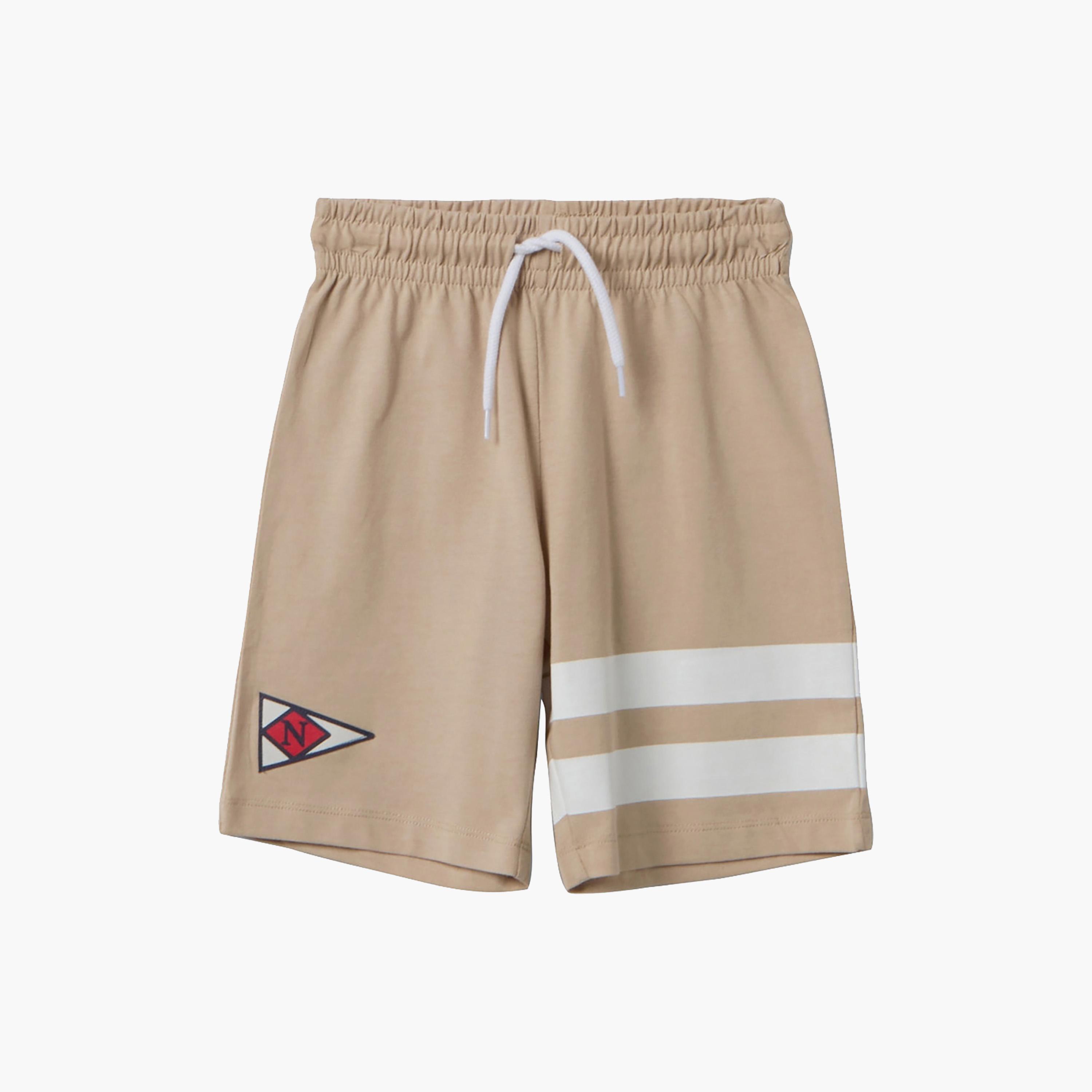 طقم قطن تيشرت بأكمام قصيرة وطبعة جرافيك وشورت من أوه في إس-boys-clothing-setsandcoords-image-4