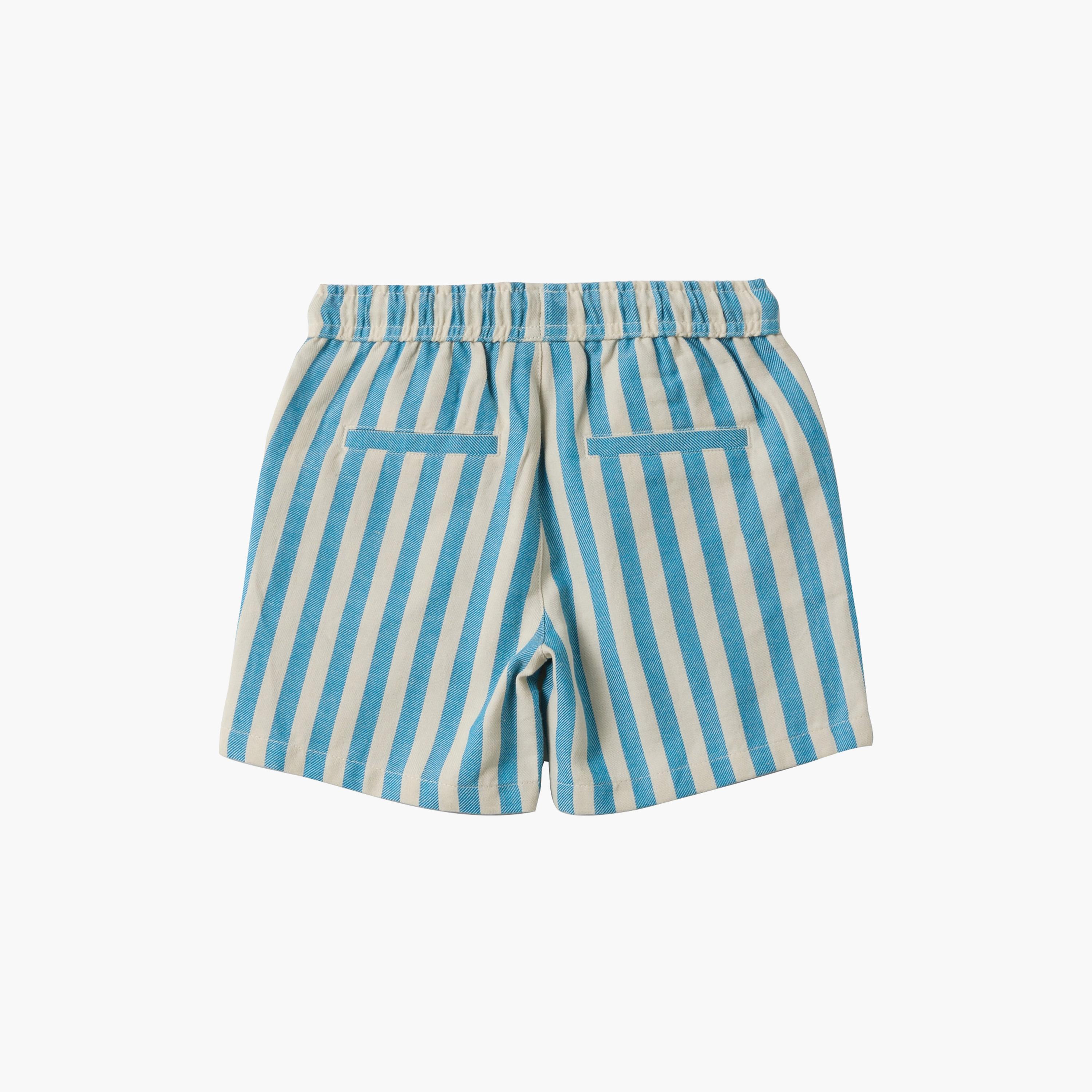 OVS Striped Elasticated Drawstring Shorts-baby-boys-clothing-bottoms-shorts-image-2