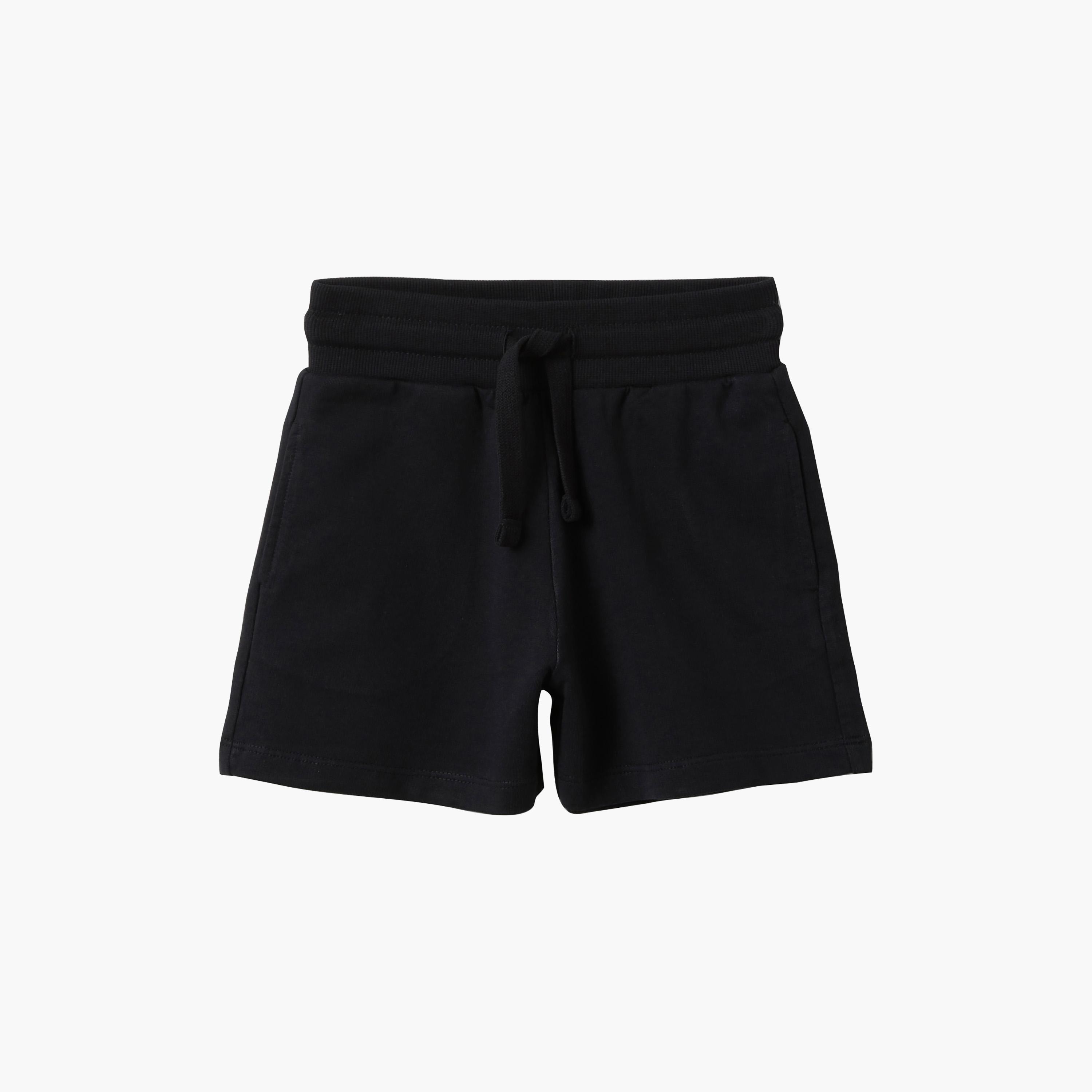 شورت قطن مع برباط وخصر مرن من أوه في إس-girls-clothing-bottoms-shorts-image-1