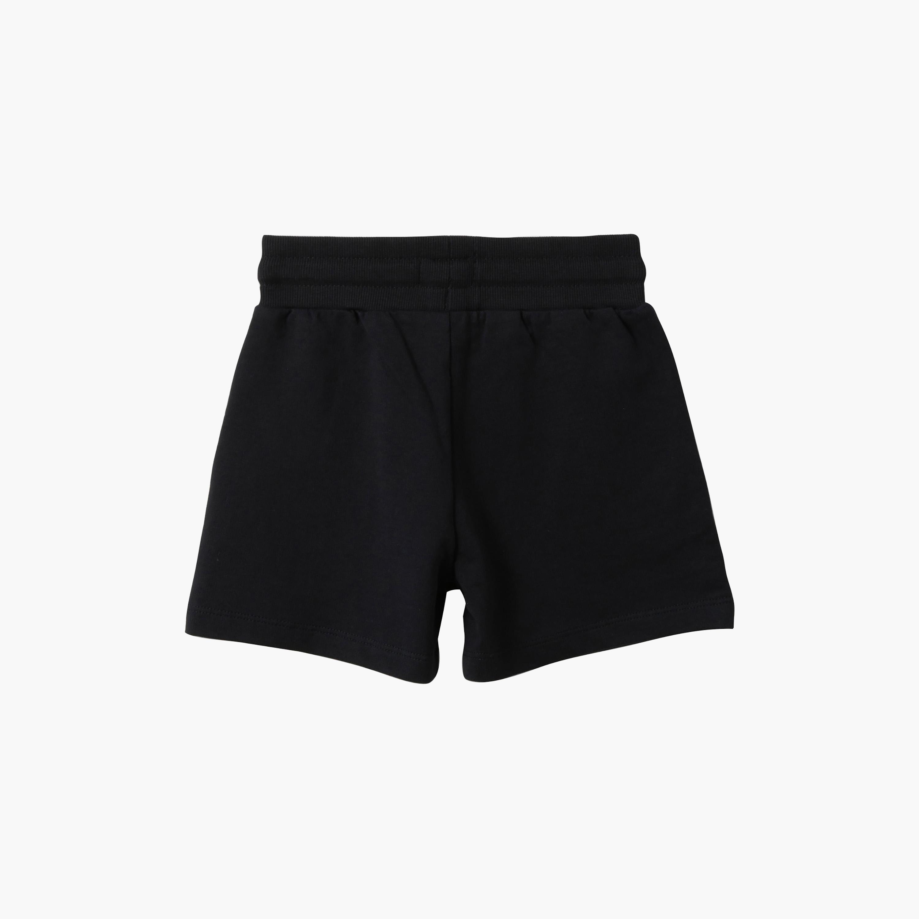 شورت قطن مع برباط وخصر مرن من أوه في إس-girls-clothing-bottoms-shorts-image-2