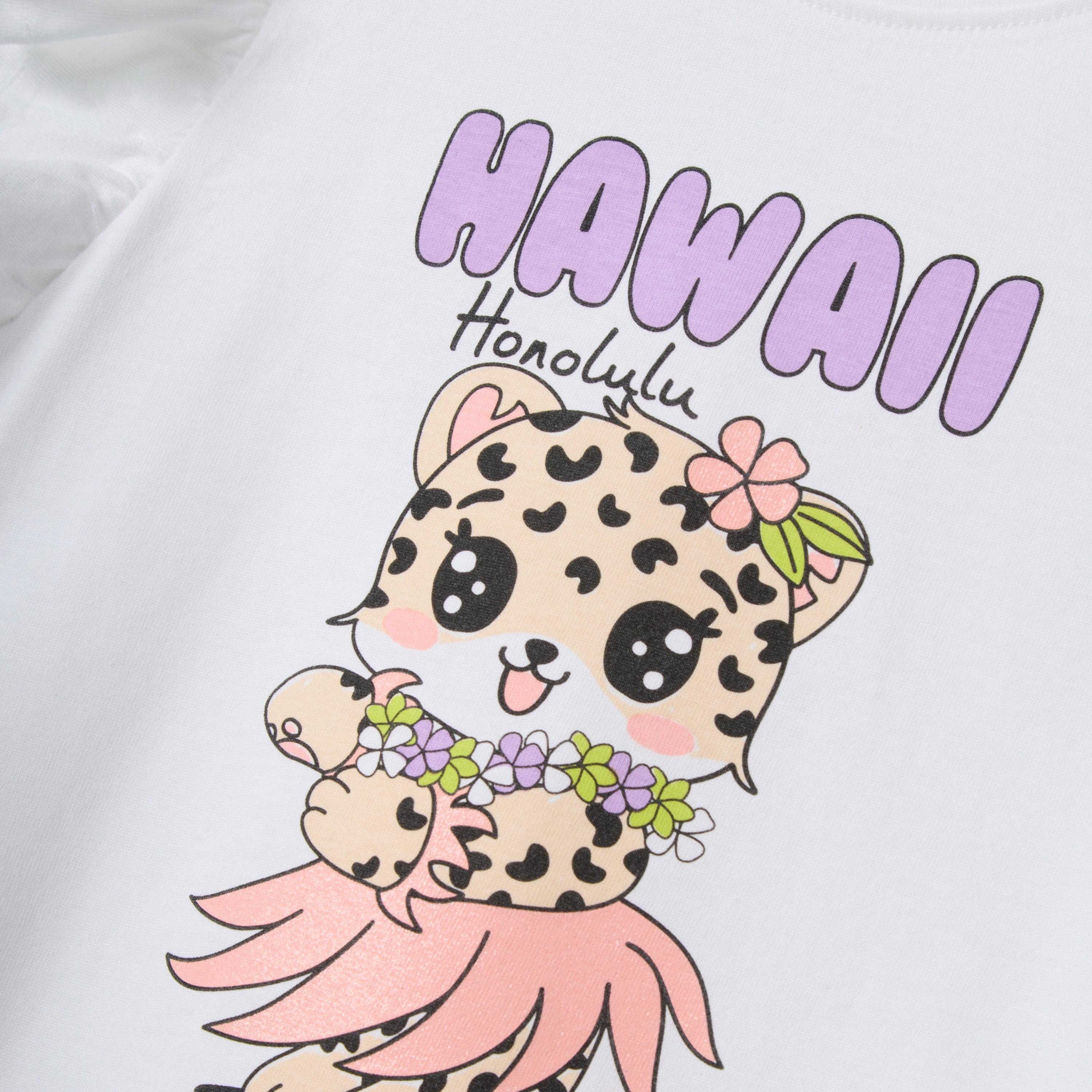 بلوزة قطن بدون أكمام بكتافيات كشكشة وطبعة جرافيك من أوه في إس-girls-clothing-blousesandshirts-image-4