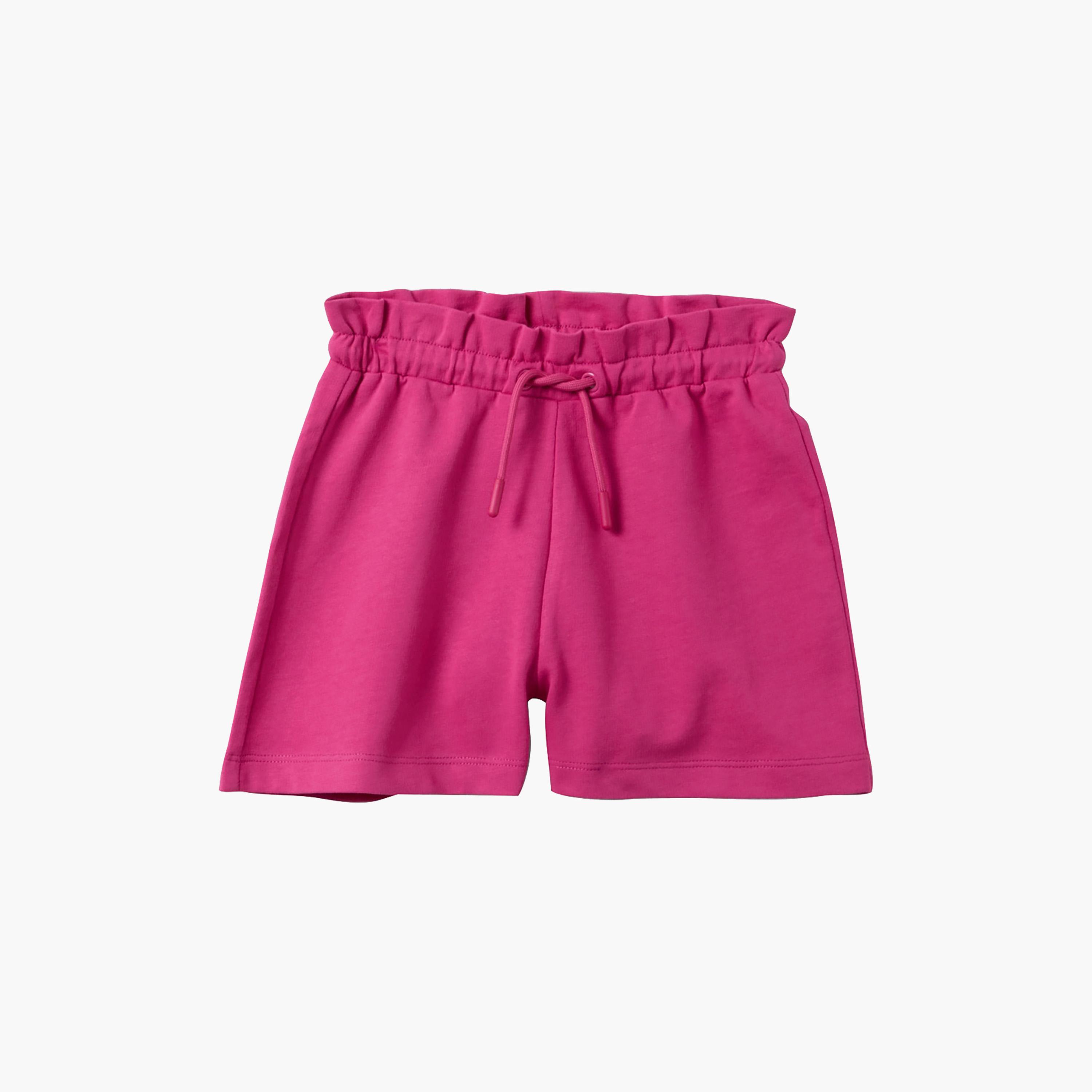 OVS Graphic Ruffle Sleeves Cotton Top & Shorts Set-girls-clothing-setsandcoords-image-4