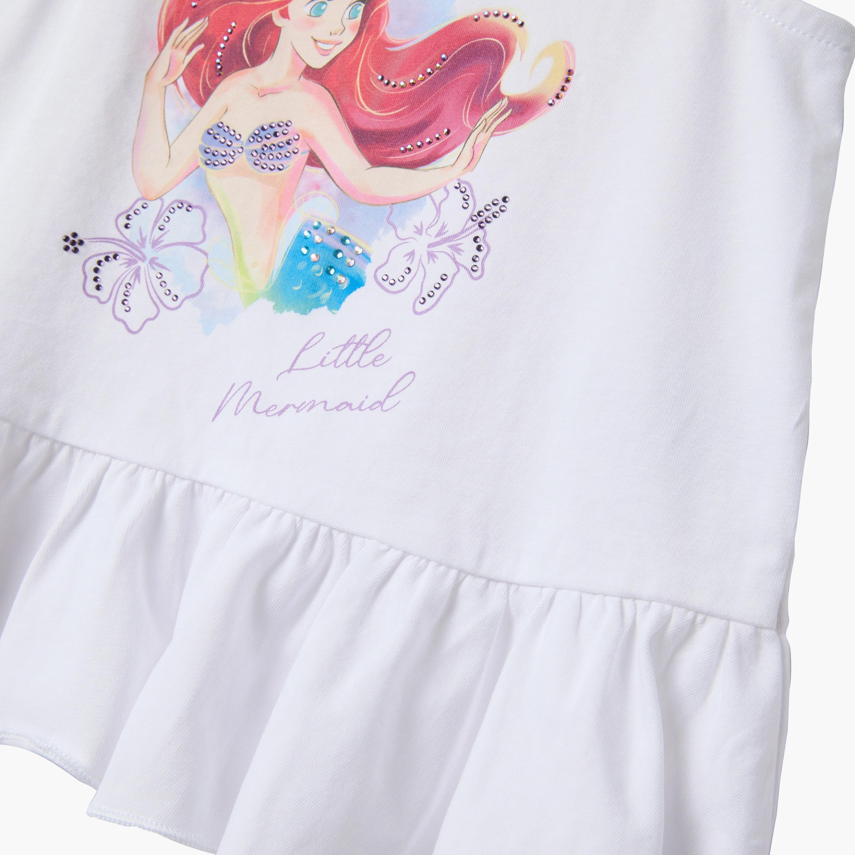 OVS Graphic Sleeveless Cotton Top & Shorts Set-girls-clothing-setsandcoords-image-5