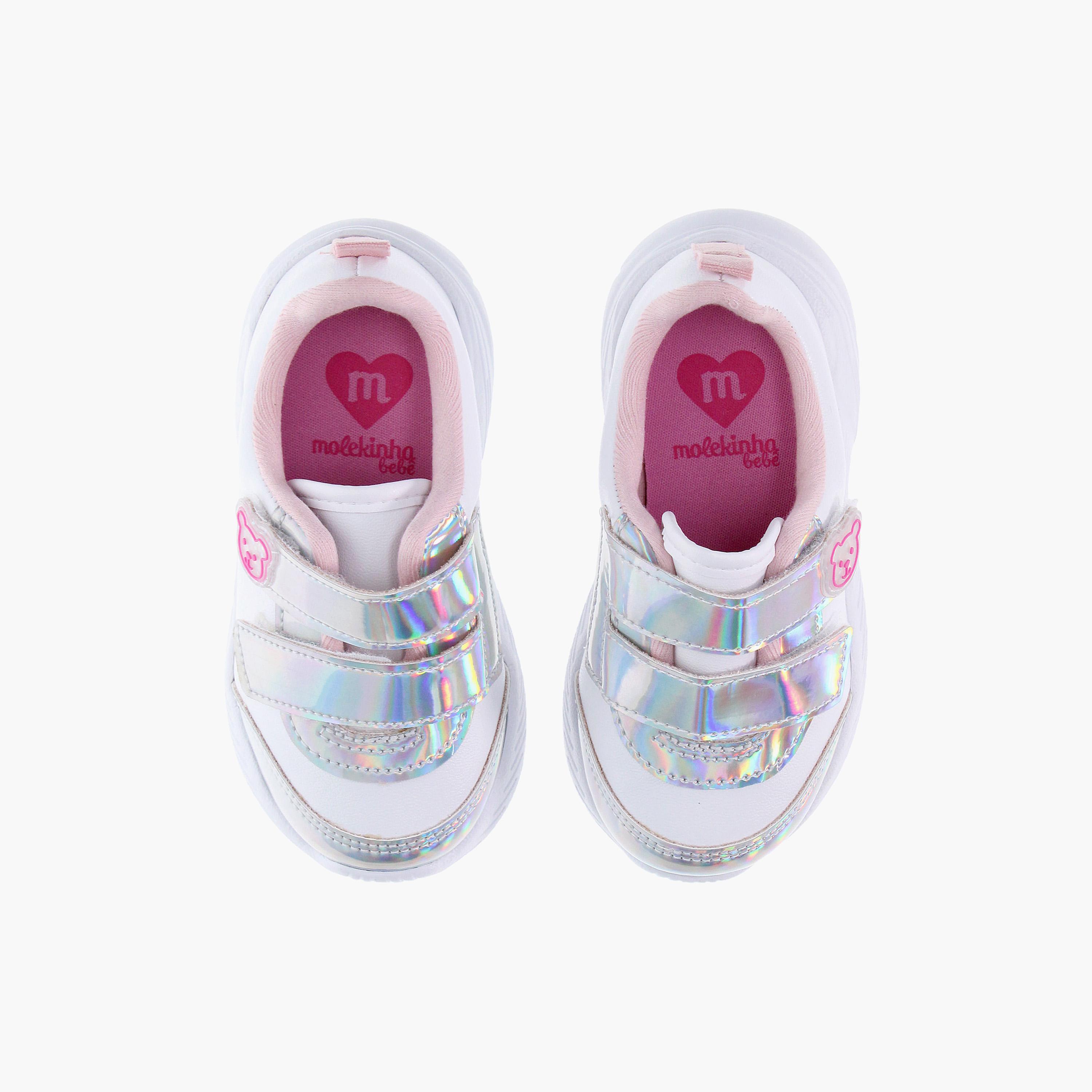 Molekinha by Geoomnii Kids Chunky Sneakers with Metallic Velcro Strap | 2709-217-12638      -girls-shoes-sneakers-image-5