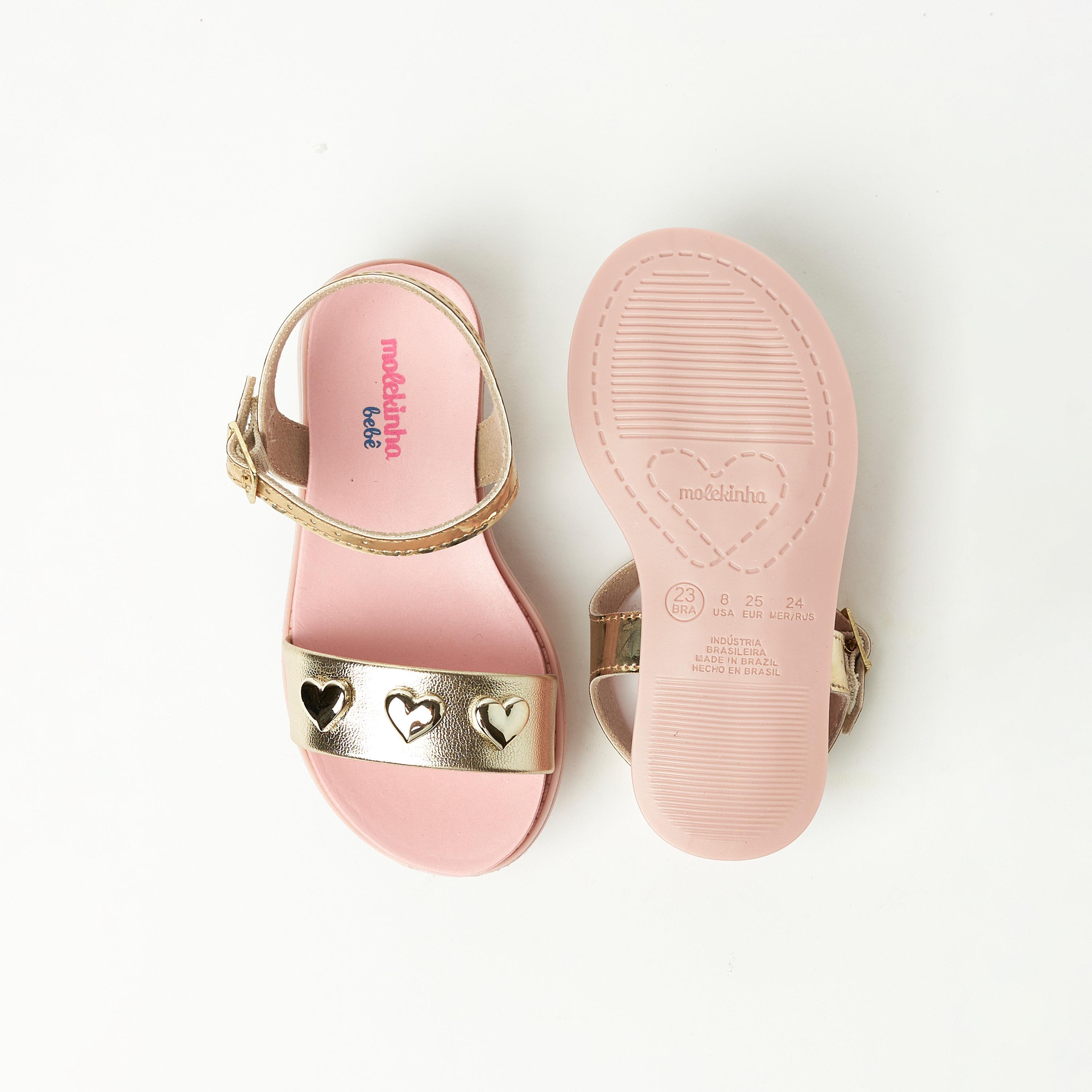 موليكينها- صندل بناتي بلمعة معدنية وأربطة | 2714-208-14862-66-girls-shoes-sandals-image-3