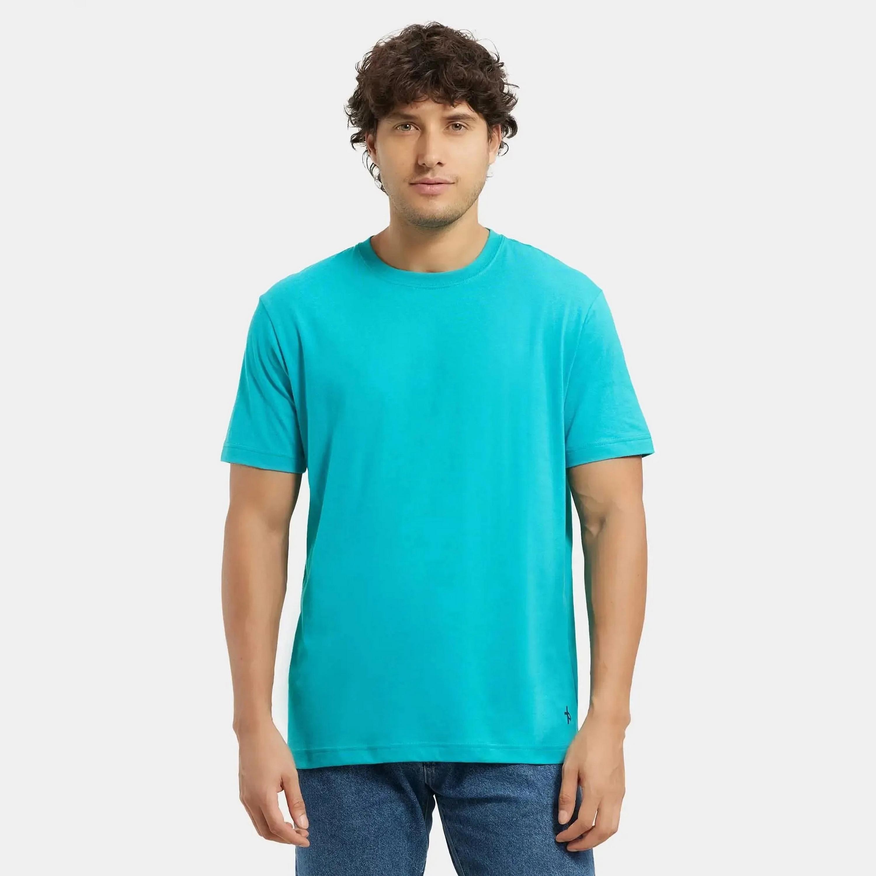 تي شيرت رجالي سادة برقبة دائرية وأكمام قصيرة من جوكي-men-clothing-tshirtsandpolos-tshirts-image-5