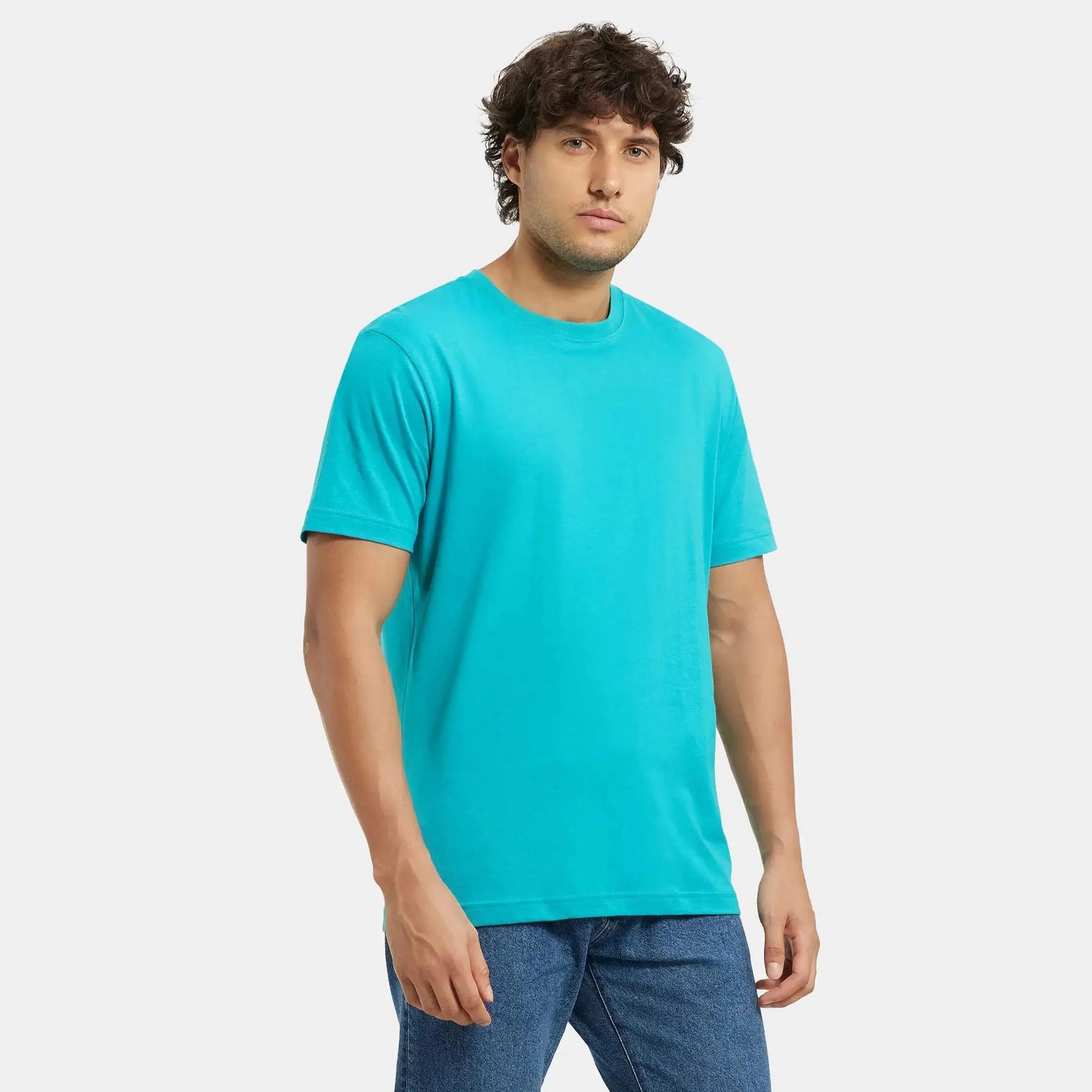 تي شيرت رجالي سادة برقبة دائرية وأكمام قصيرة من جوكي-men-clothing-tshirtsandpolos-tshirts-image-7