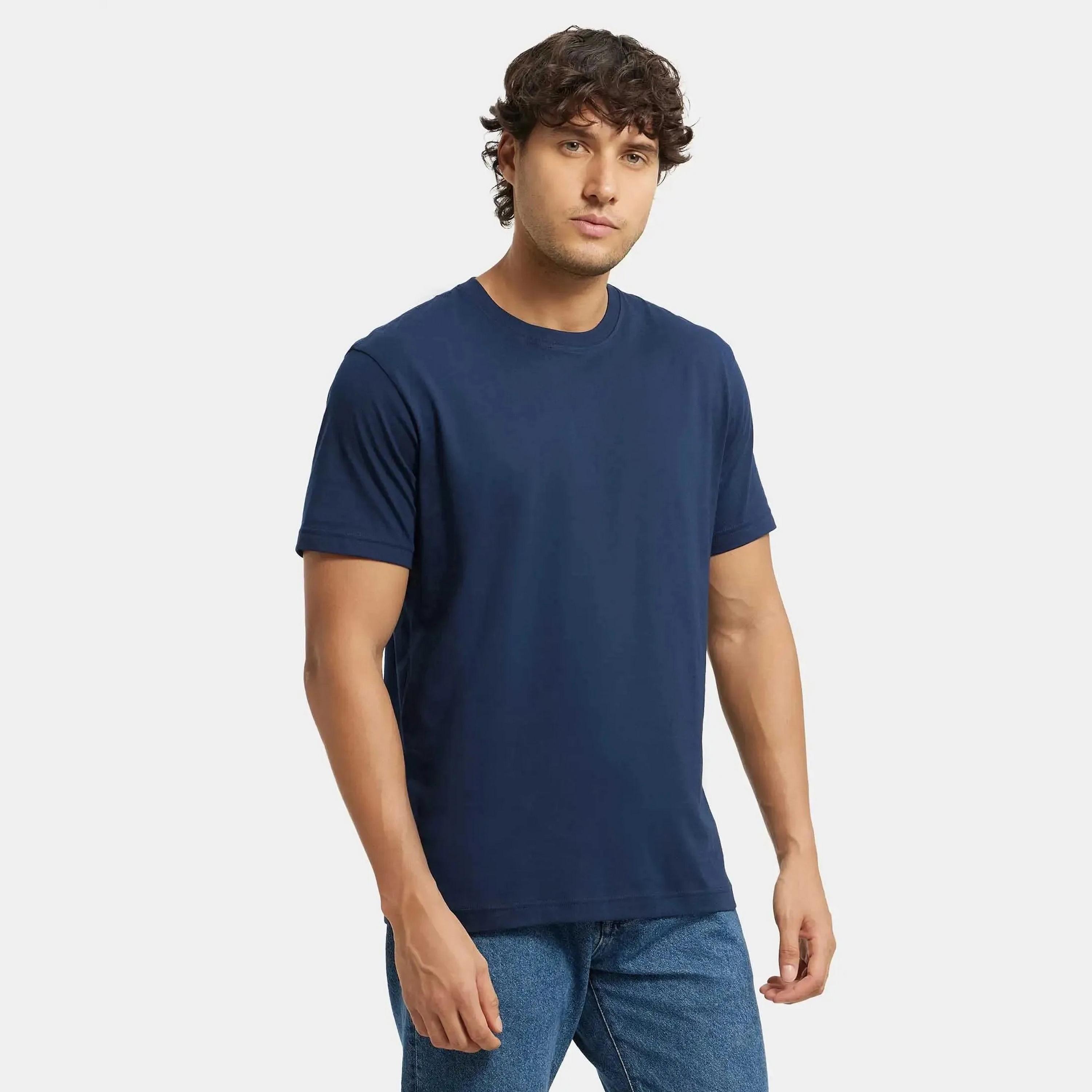 تي شيرت رجالي سادة برقبة دائرية وأكمام قصيرة من جوكي-men-clothing-tshirtsandpolos-tshirts-image-16