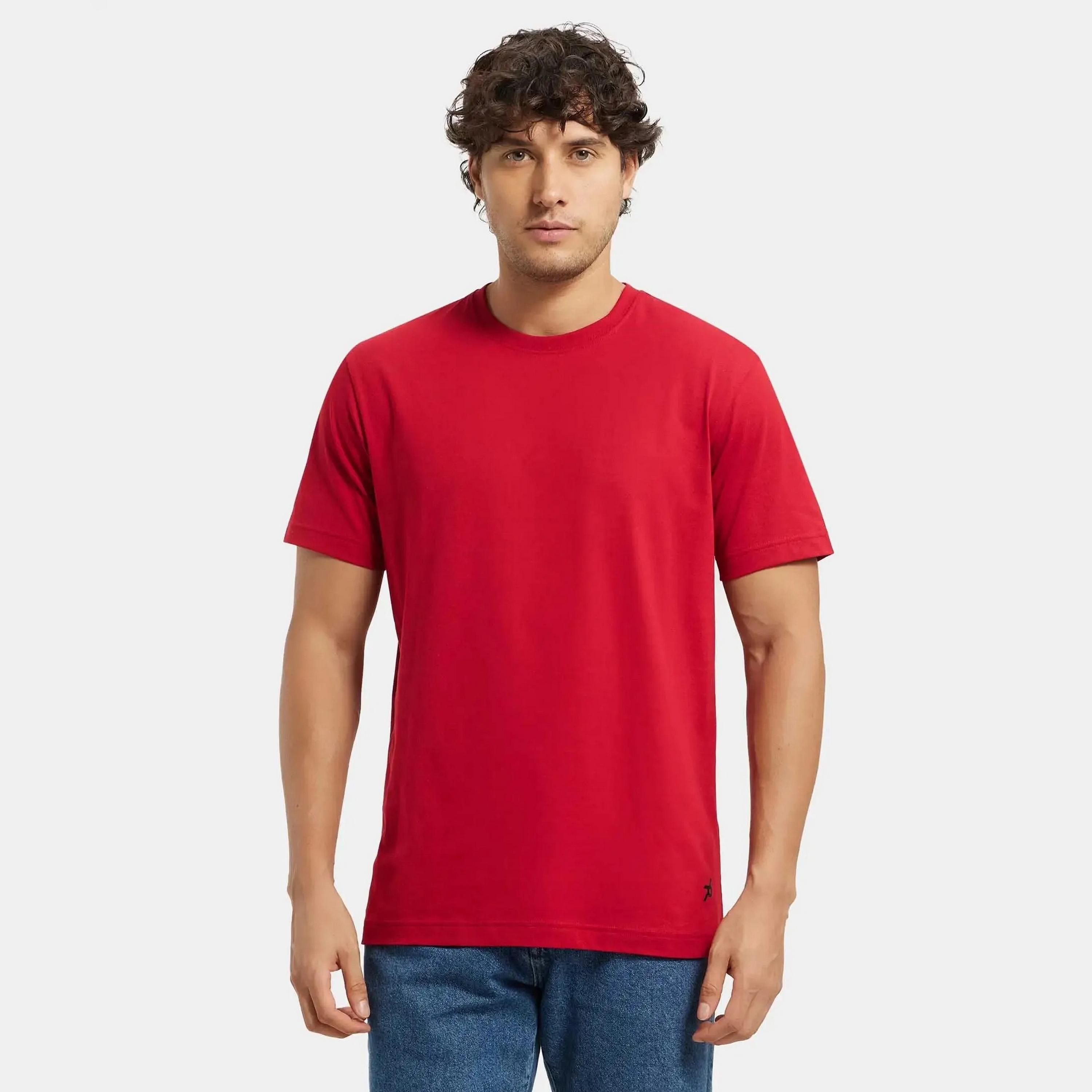 تي شيرت رجالي سادة برقبة دائرية وأكمام قصيرة من جوكي-men-clothing-tshirtsandpolos-tshirts-image-18
