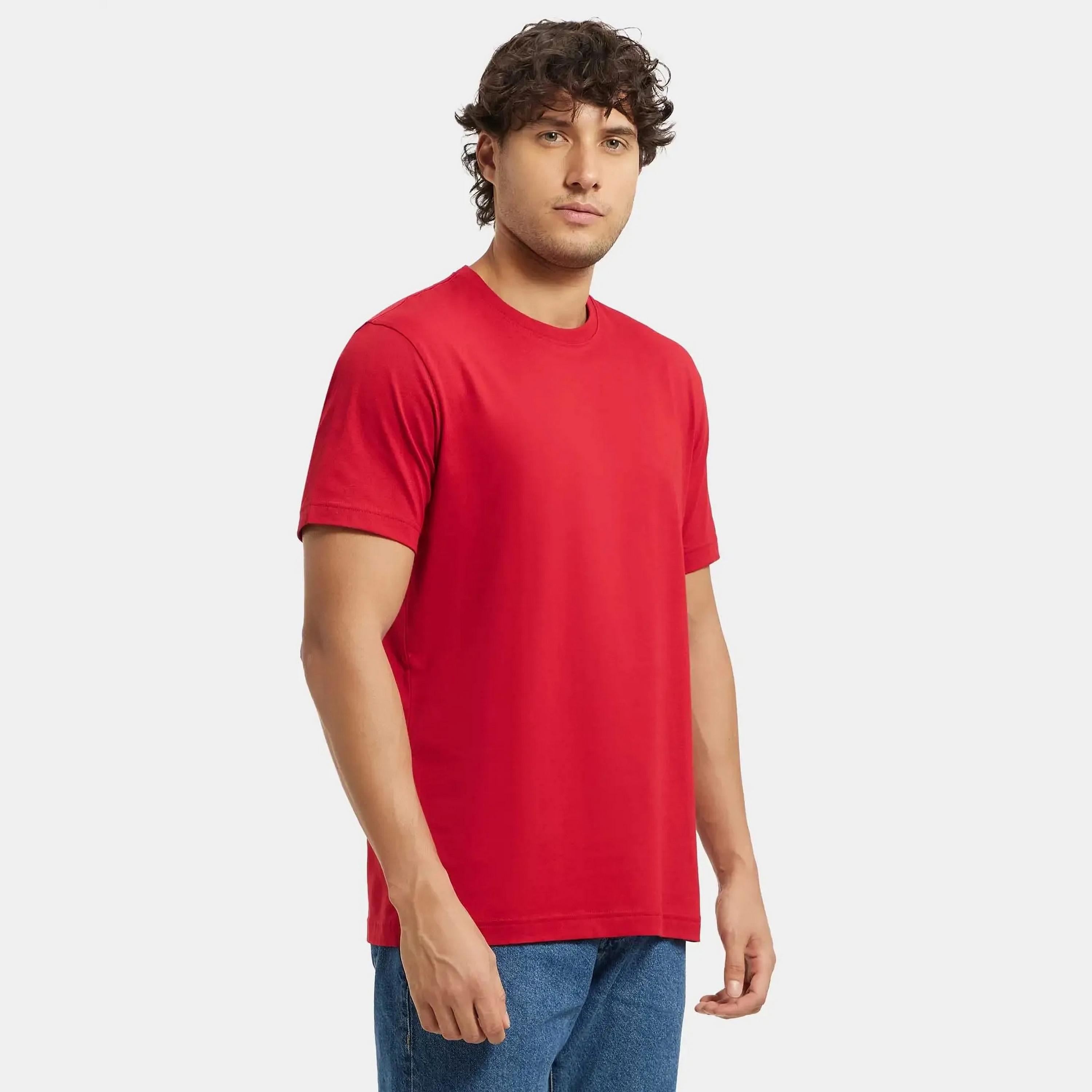 تي شيرت رجالي سادة برقبة دائرية وأكمام قصيرة من جوكي-men-clothing-tshirtsandpolos-tshirts-image-20
