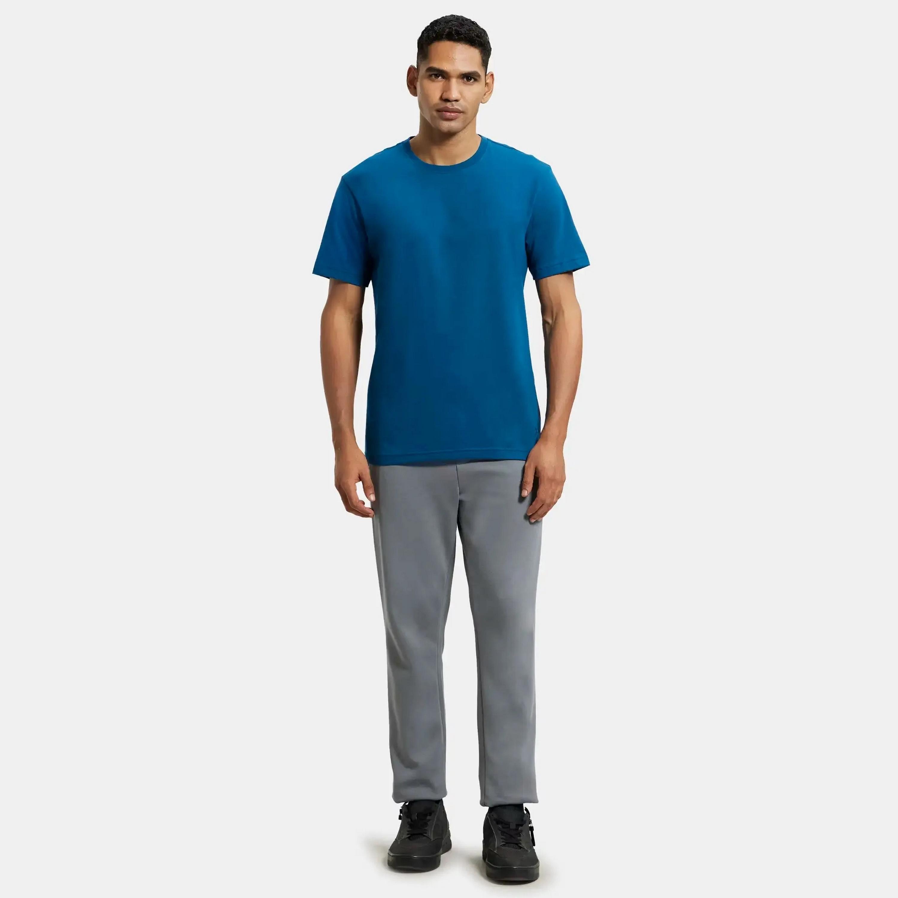 تي شيرت رجالي سادة برقبة دائرية وأكمام قصيرة من جوكي-men-clothing-tshirtsandpolos-tshirts-image-23
