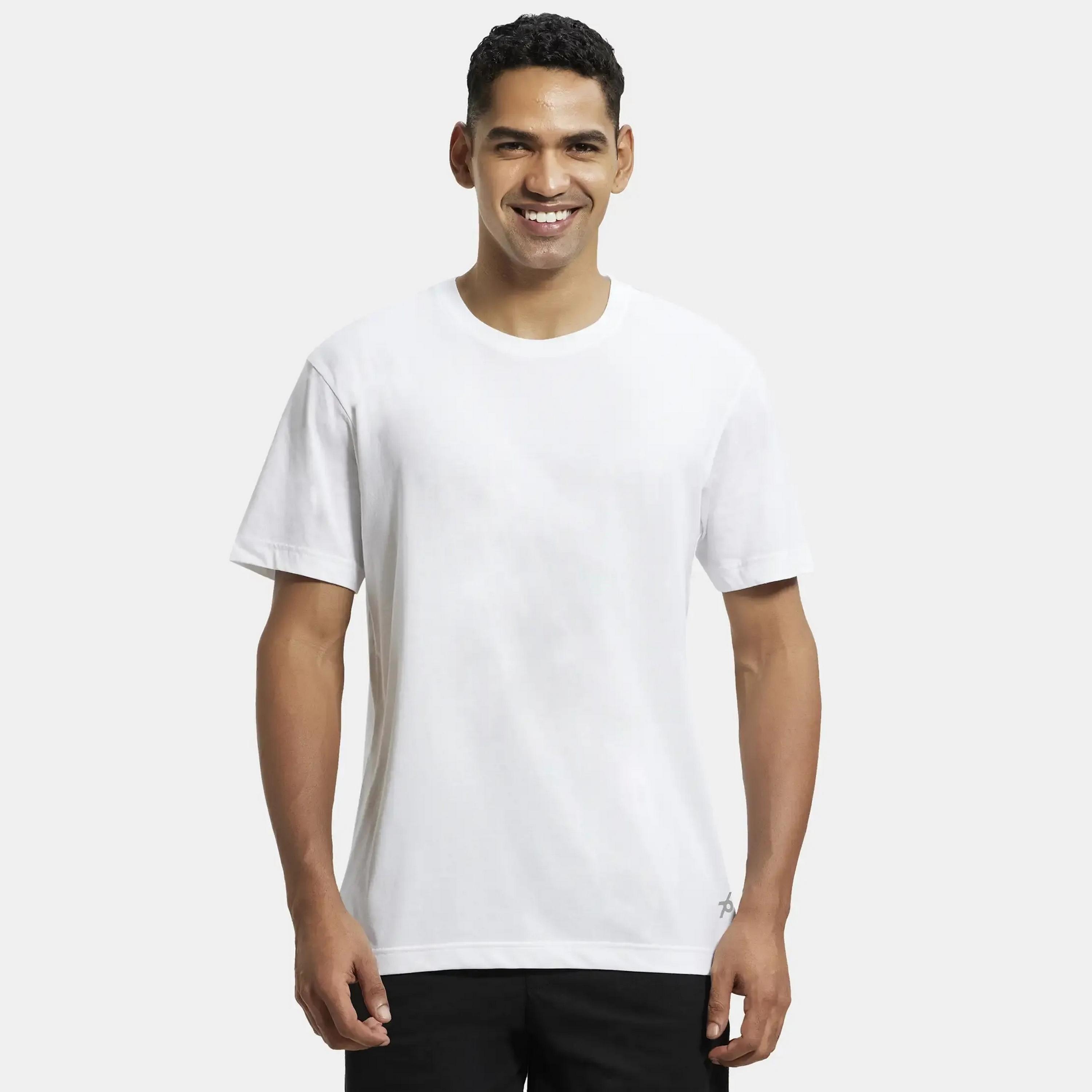 تي شيرت رجالي سادة برقبة دائرية وأكمام قصيرة من جوكي-men-clothing-tshirtsandpolos-tshirts-image-27