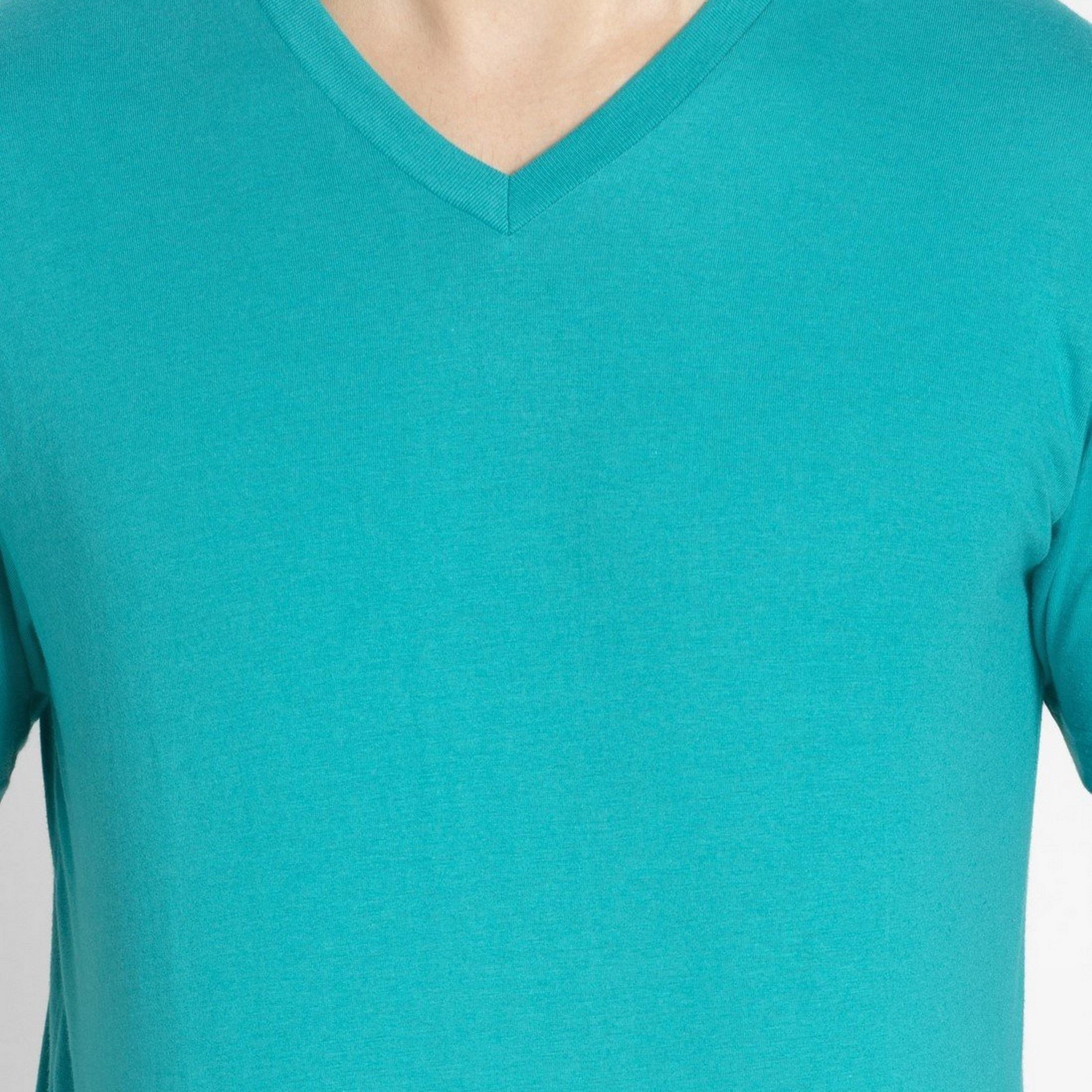 Jockey Plain V-Neck Short Sleeves Men's T-Shirt-men-clothing-tshirtsandpolos-tshirts-image-4