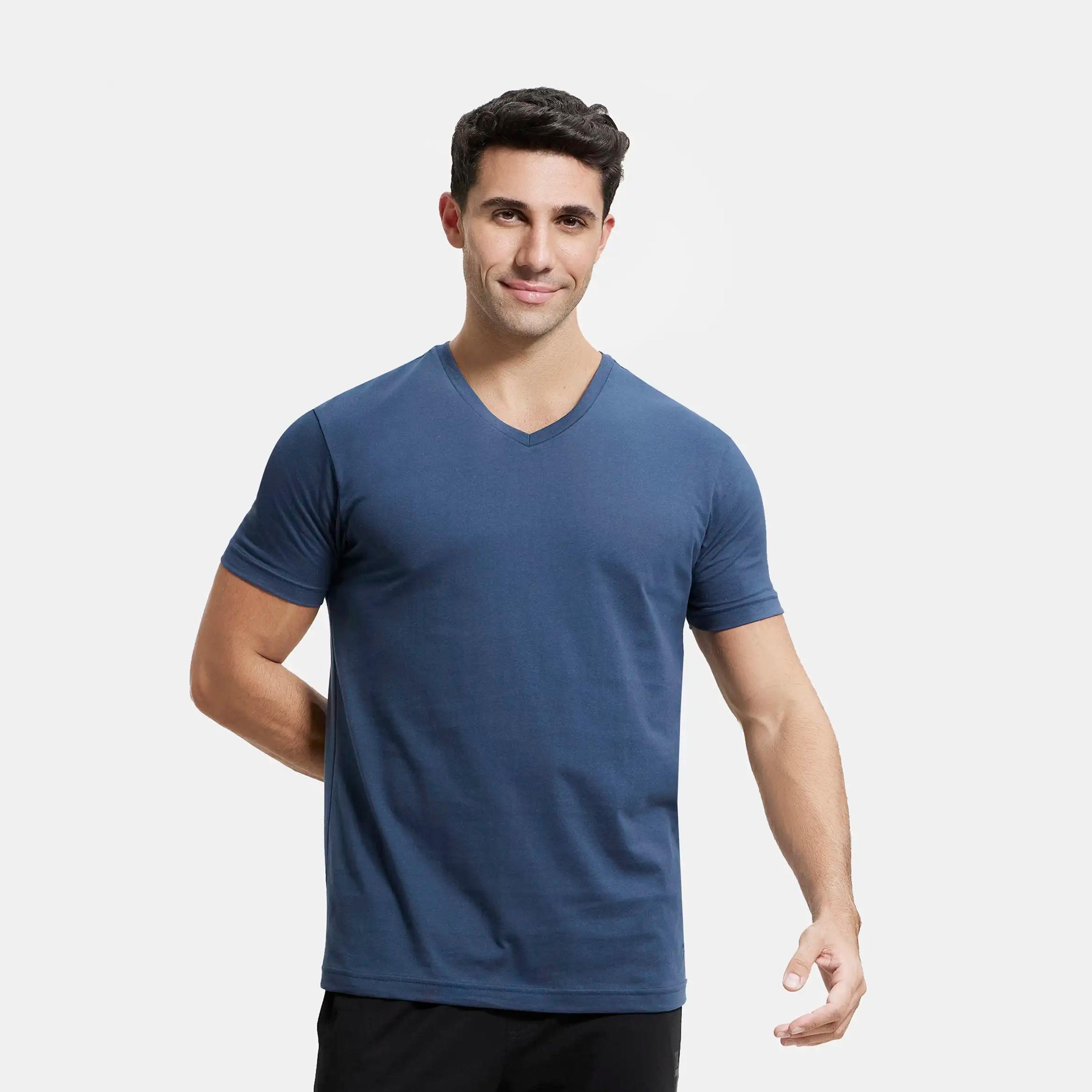 جوكي- تي شيرت رجالي رياضي 24×7  قبة V-men-clothing-tshirtsandpolos-tshirts-image-41