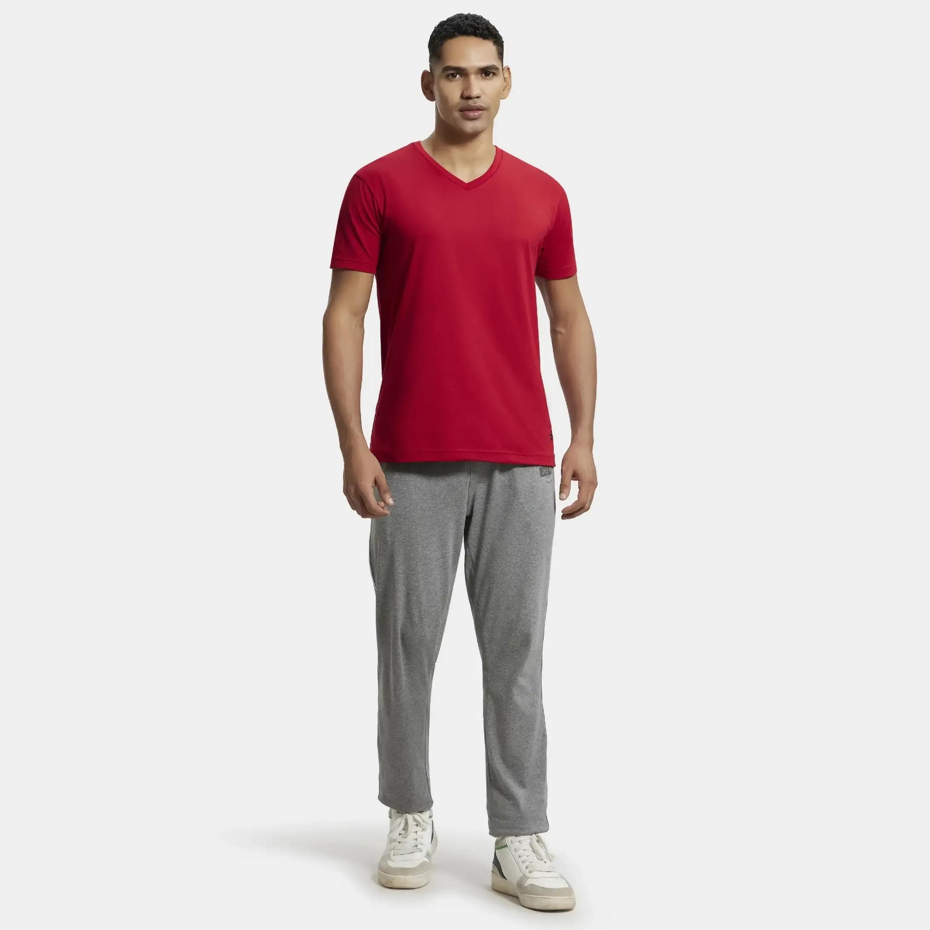 Jockey Plain V-Neck Short Sleeves Men's T-Shirt-men-clothing-tshirtsandpolos-tshirts-image-20