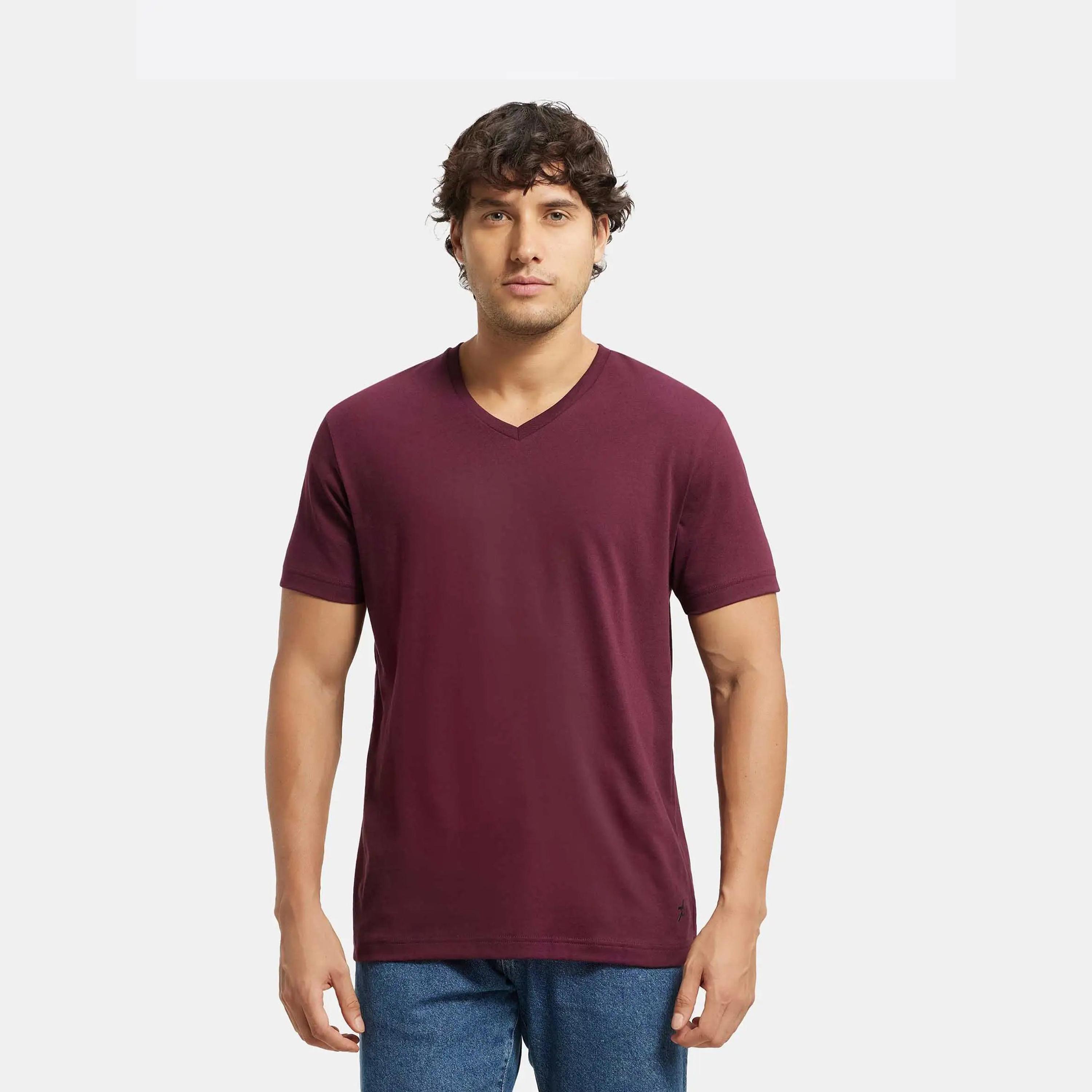 جوكي- تي شيرت رجالي رياضي 24×7  قبة V-men-clothing-tshirtsandpolos-tshirts-image-5