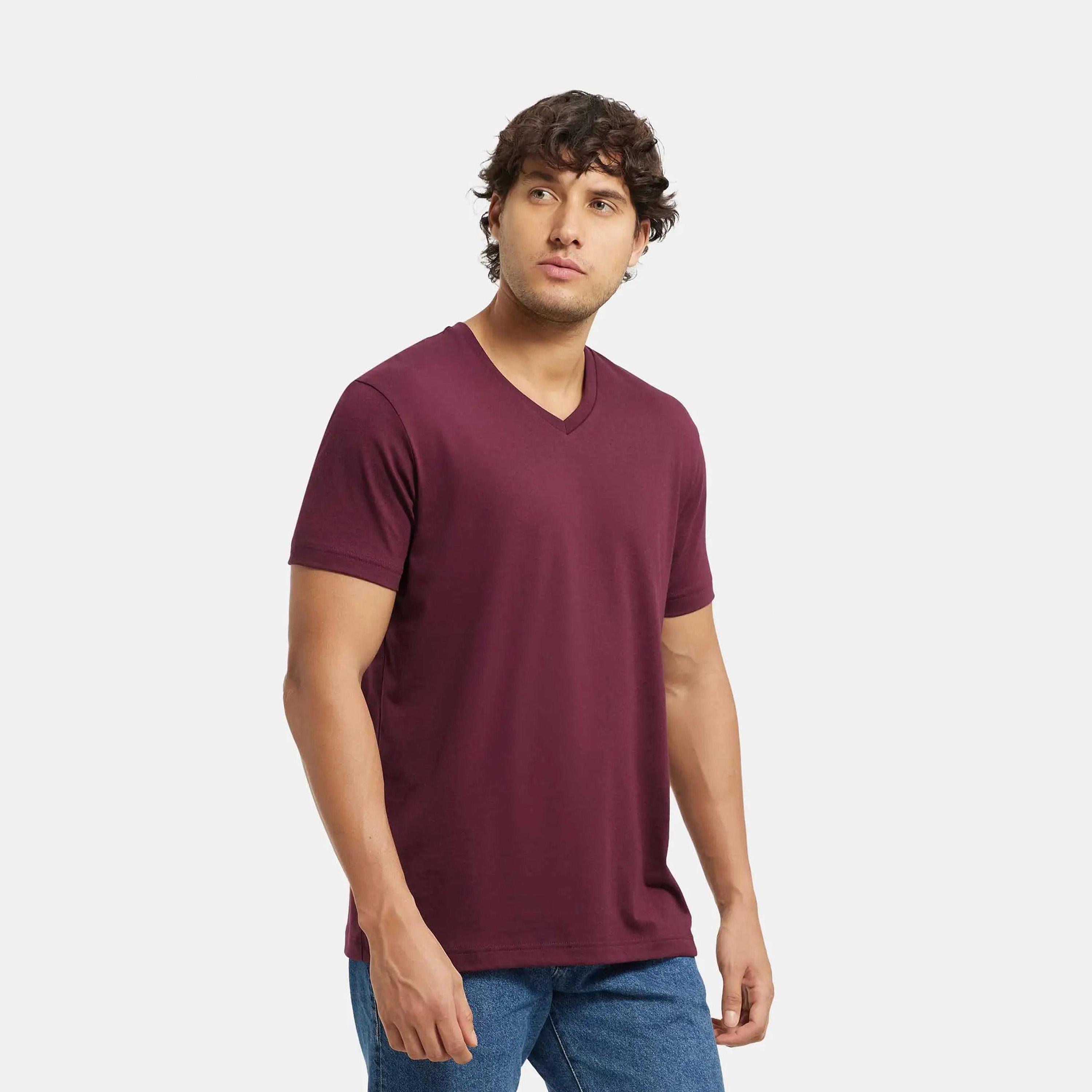 جوكي- تي شيرت رجالي رياضي 24×7  قبة V-men-clothing-tshirtsandpolos-tshirts-image-6