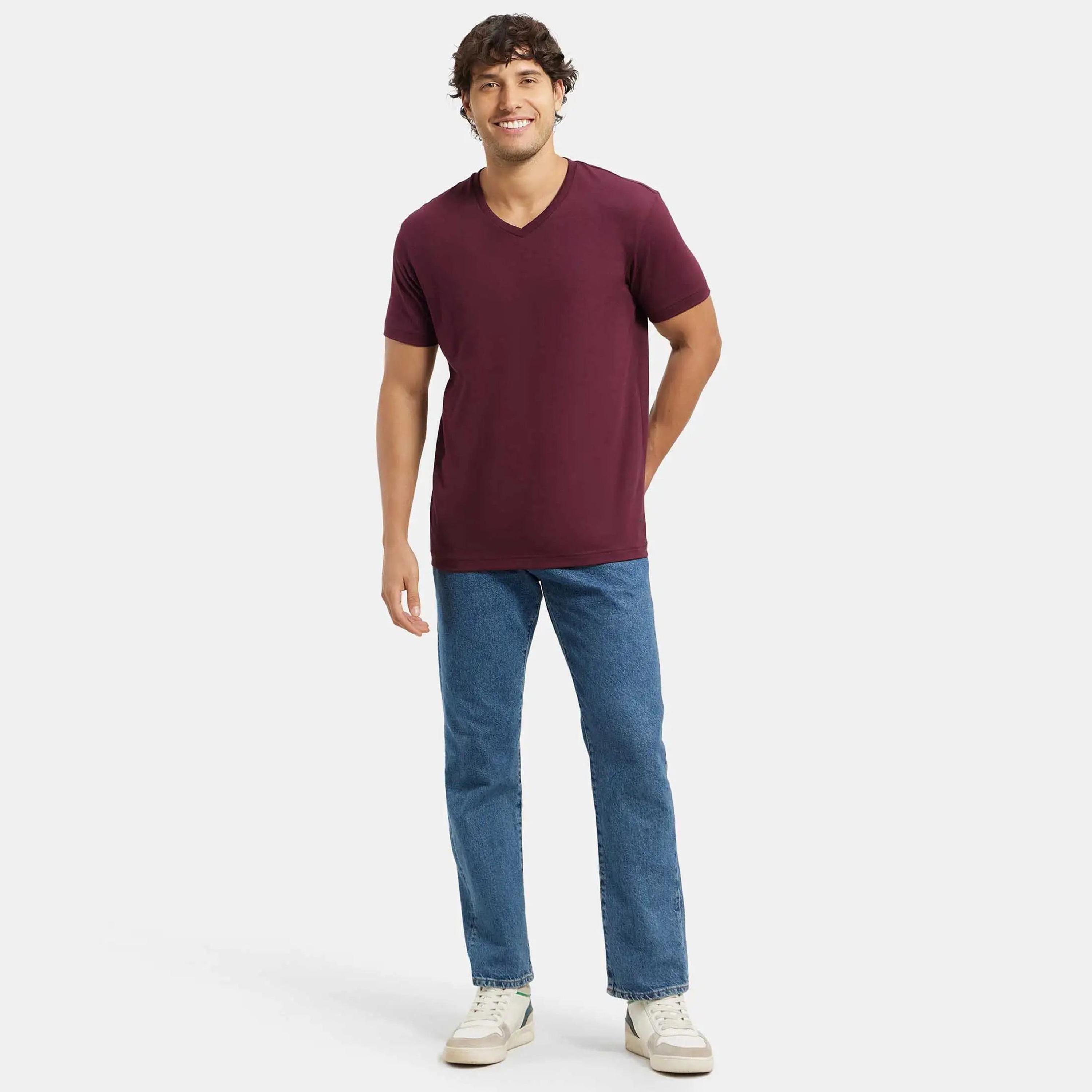 جوكي- تي شيرت رجالي رياضي 24×7  قبة V-men-clothing-tshirtsandpolos-tshirts-image-8