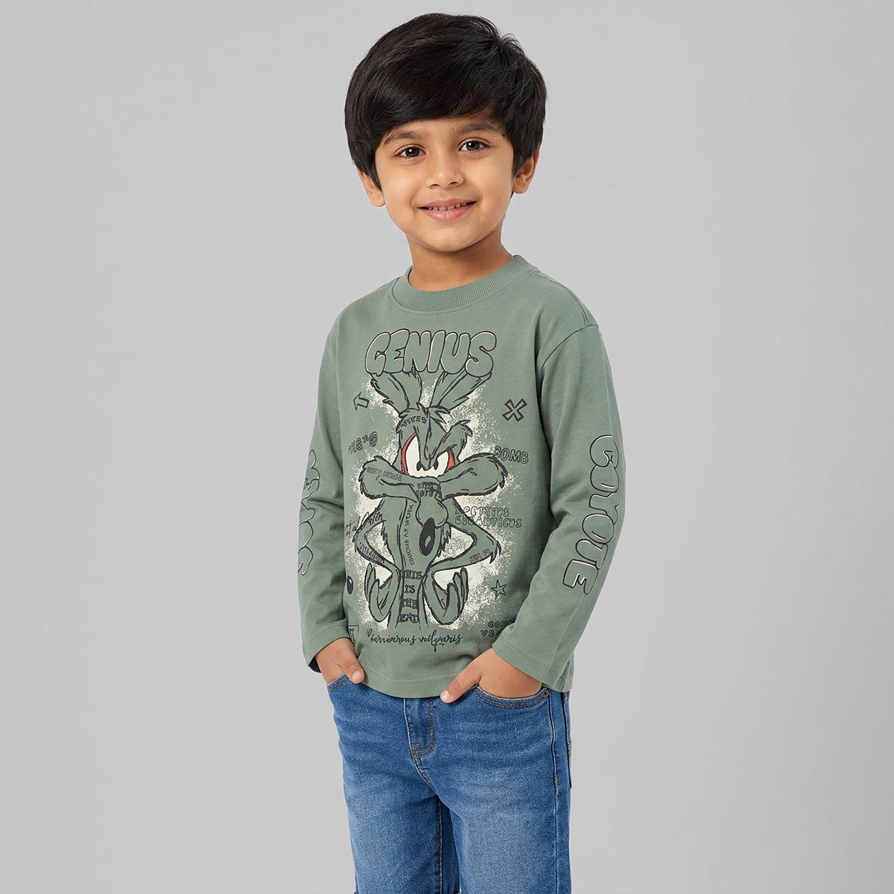 تيشيرت قطن أوفرايزد بأكمام طويلة وطبعة من أو في إس-boys-clothing-tshirtsandpolos-image-2