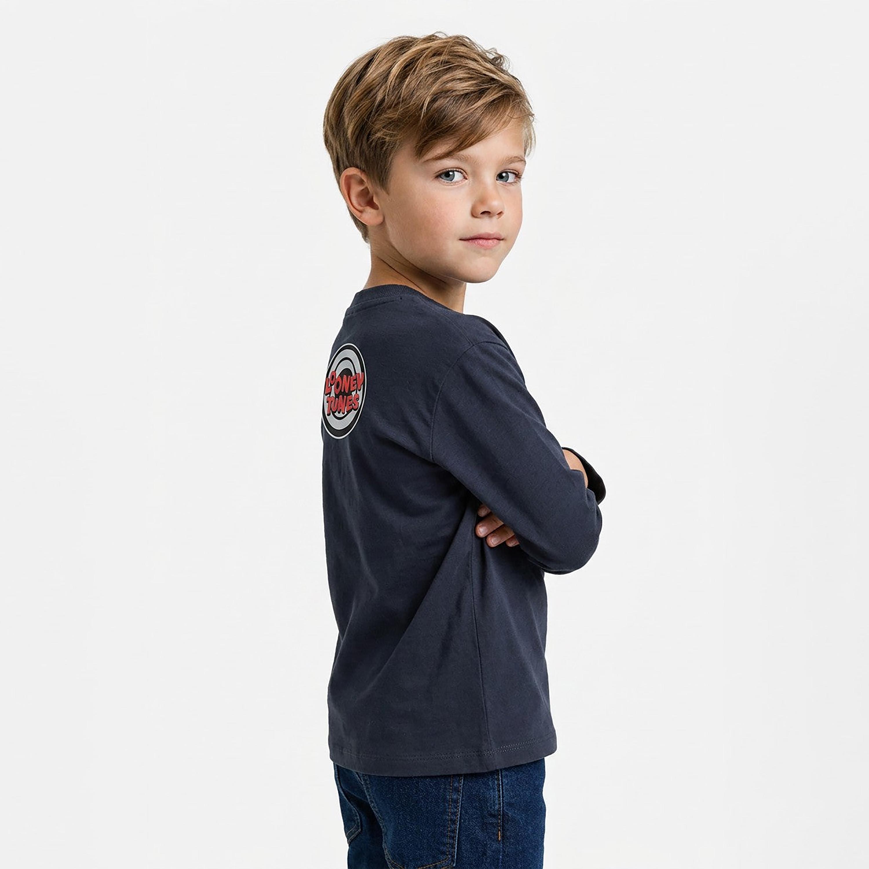 تيشيرت قطن أوفرايزد بأكمام طويلة وطبعة من أو في إس-boys-clothing-tshirtsandpolos-image-3