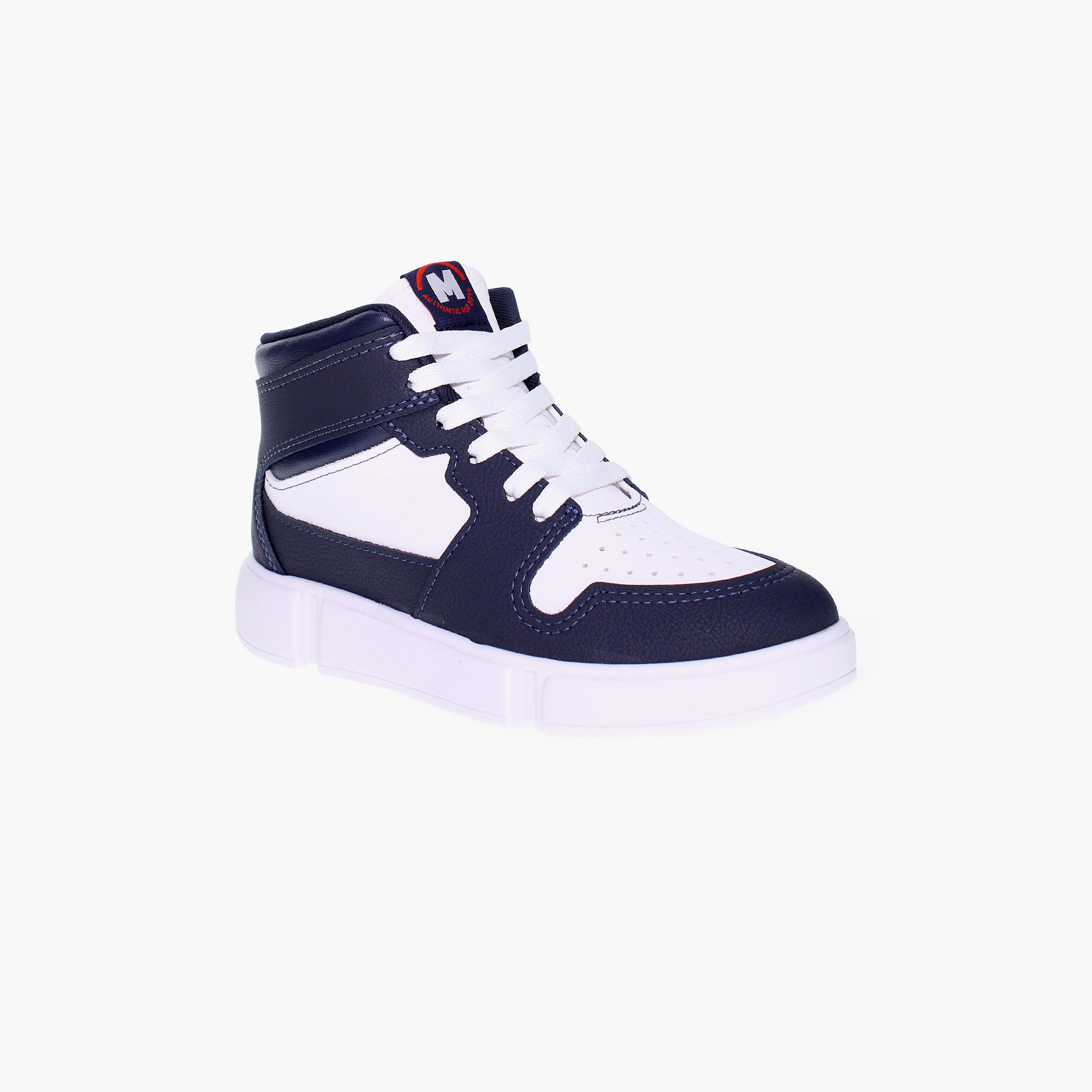 مولكينهو- حذاء رياضي للأولاد بقصّة عالية ورباط | 2838-114-18110-43122-boys-shoes-sneakers-image-1