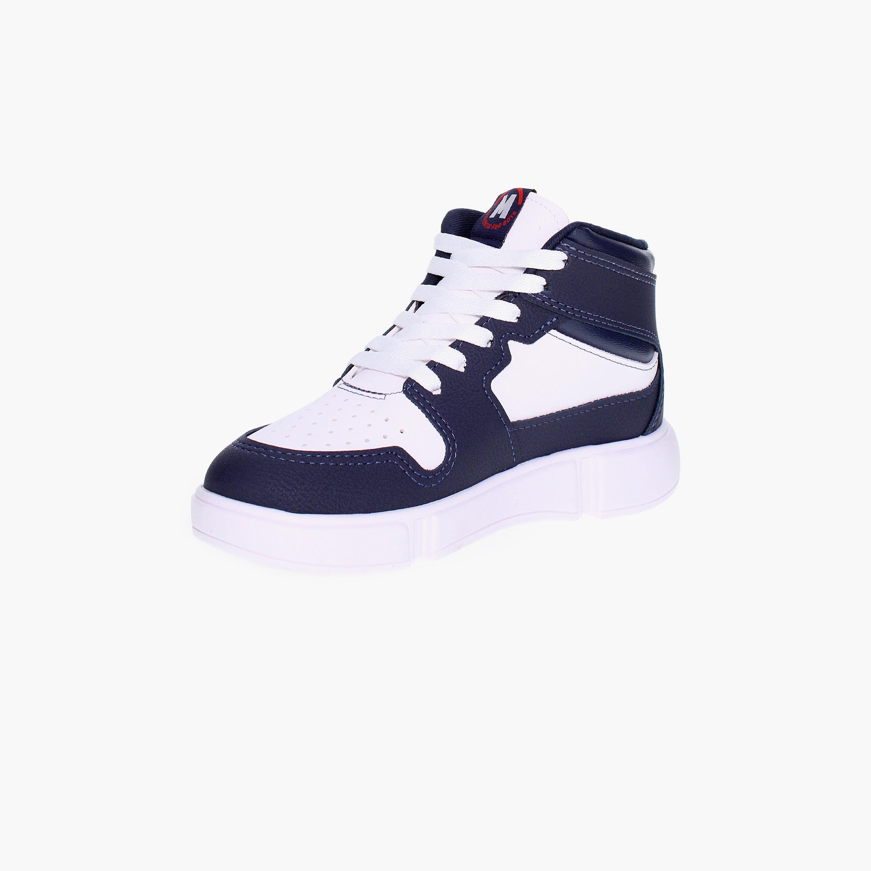 مولكينهو- حذاء رياضي للأولاد بقصّة عالية ورباط | 2838-114-18110-43122-boys-shoes-sneakers-image-2