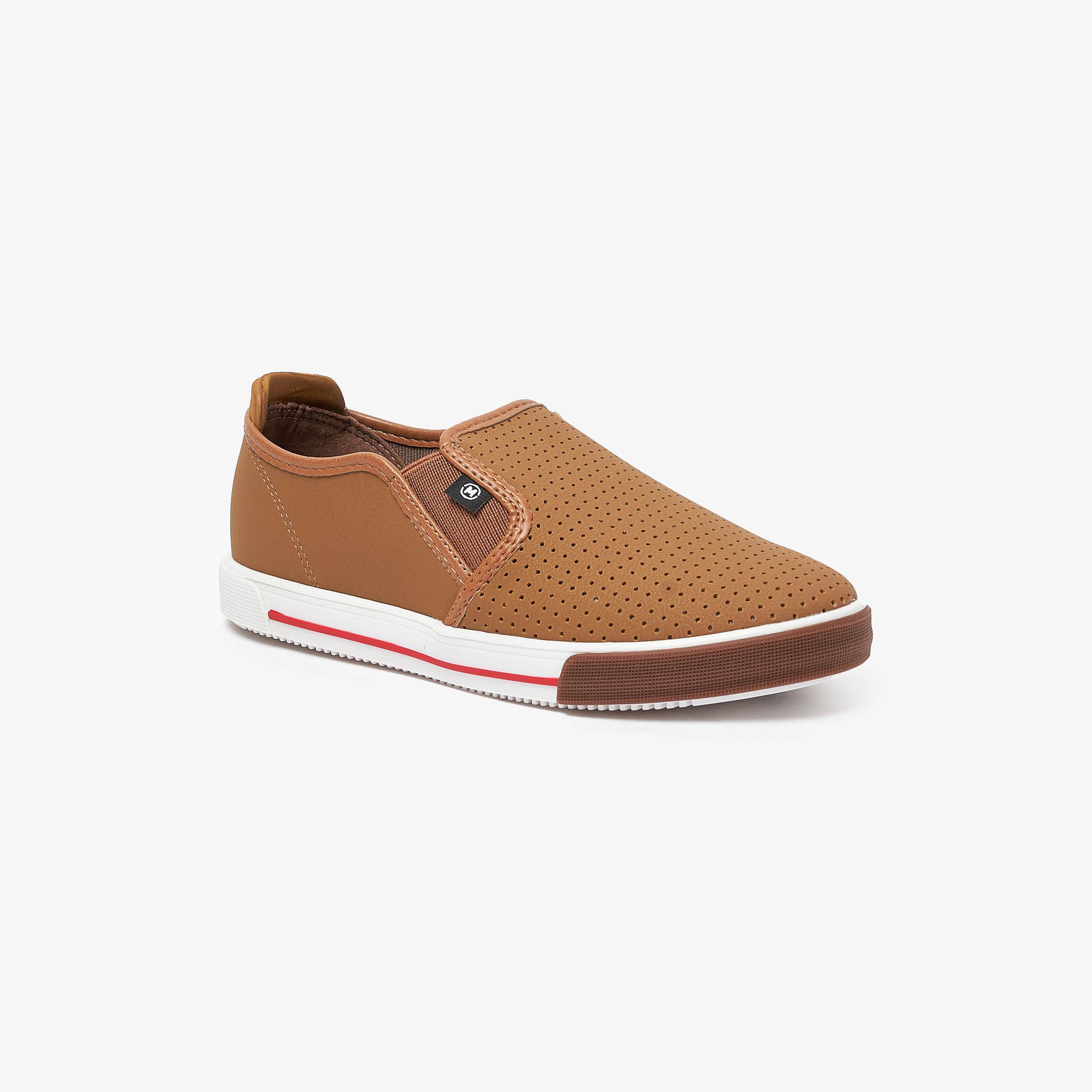 حذاء موليكينهو للأطفال بمقدمة مستديرة مع سليب آن | 2842-202-21940-boys-shoes-loafers-image-1