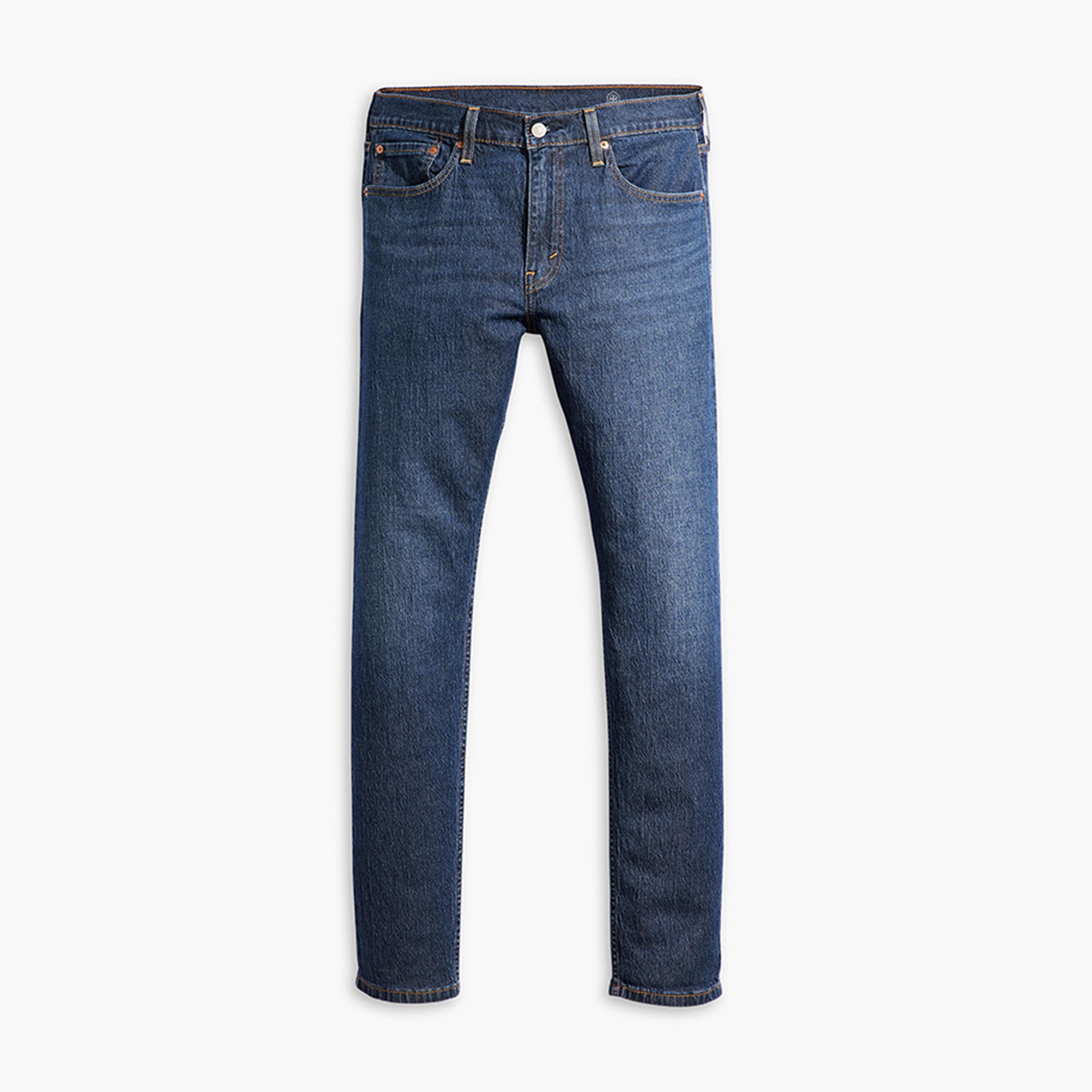 ليفايز- بنطلون جينز512 للرجال قصة مستقيمة  خصر متوسط الارتفاع لون أزرق-men-clothing-bottoms-jeans-image-5