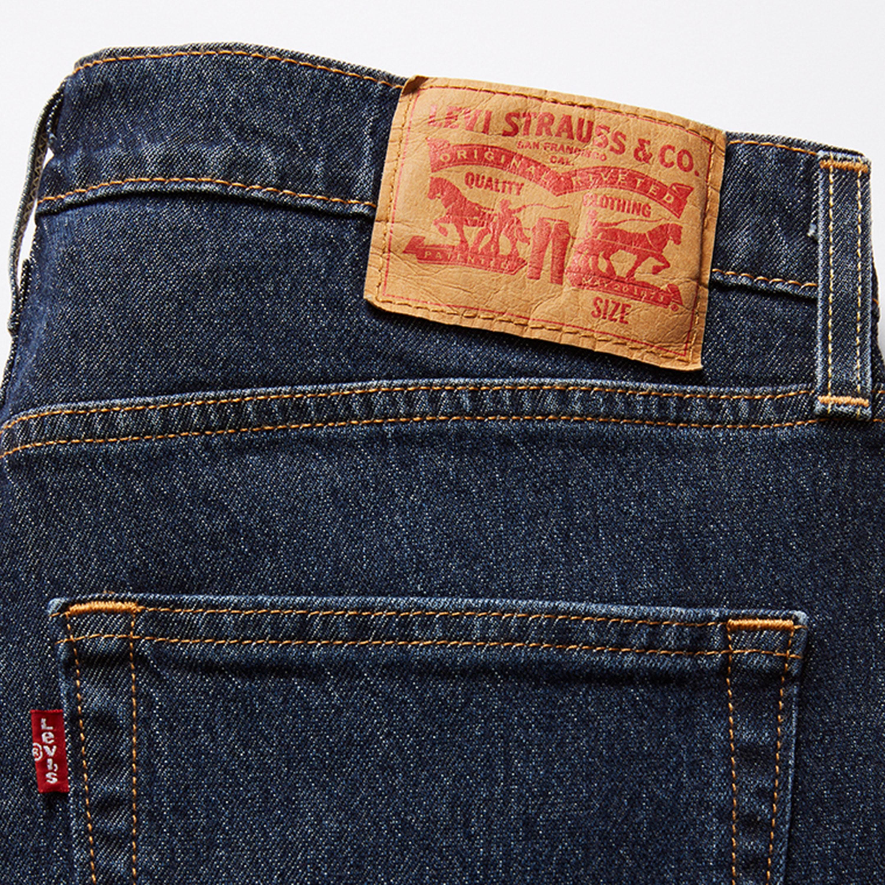 ليفايز- بنطلون جينز512 للرجال قصة مستقيمة  خصر متوسط الارتفاع لون أزرق-men-clothing-bottoms-jeans-image-6