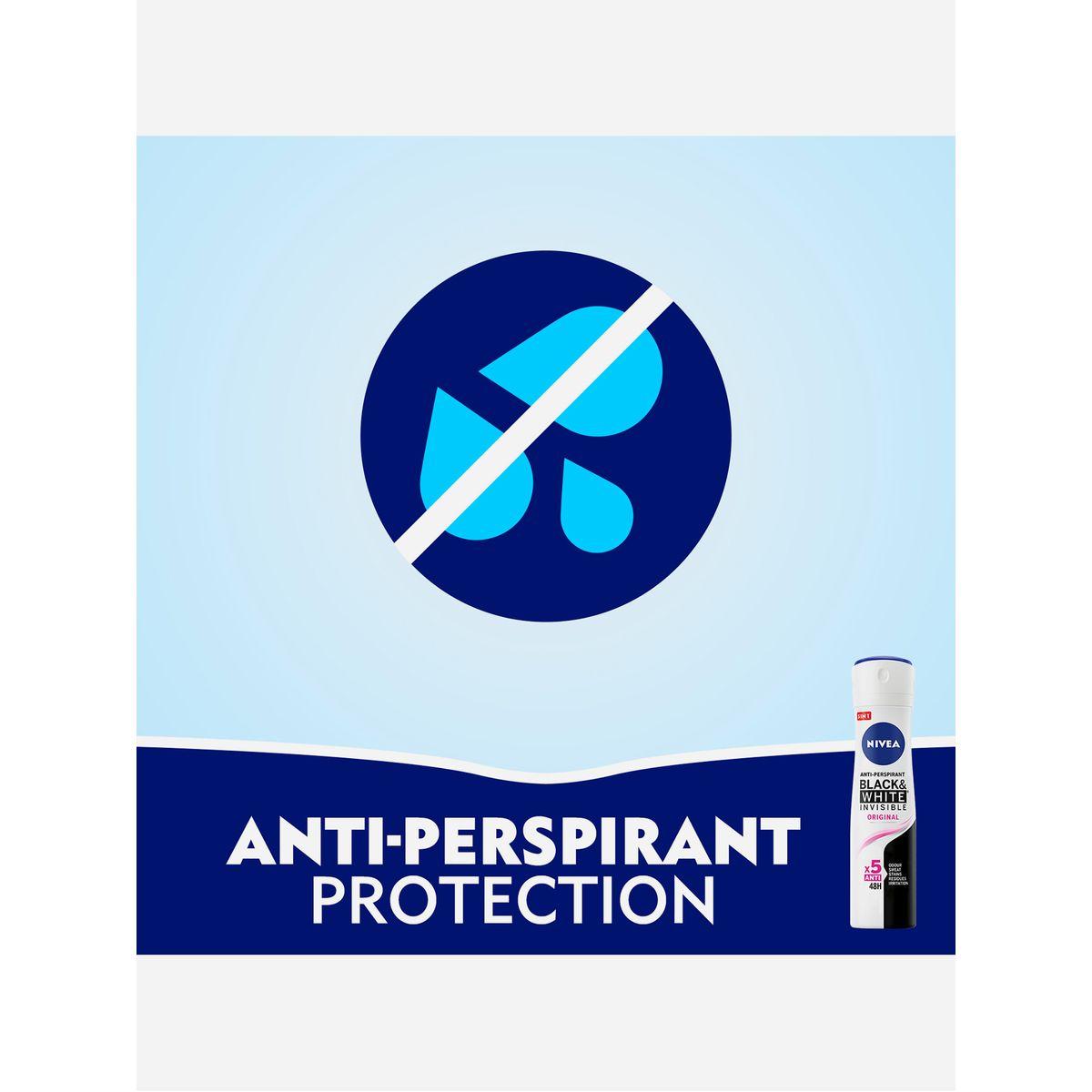 Black & White Invisible Original Antiperspirant Deodorant Spray, 150ml-beautyandpersonalcare-fragrance-women-image-3