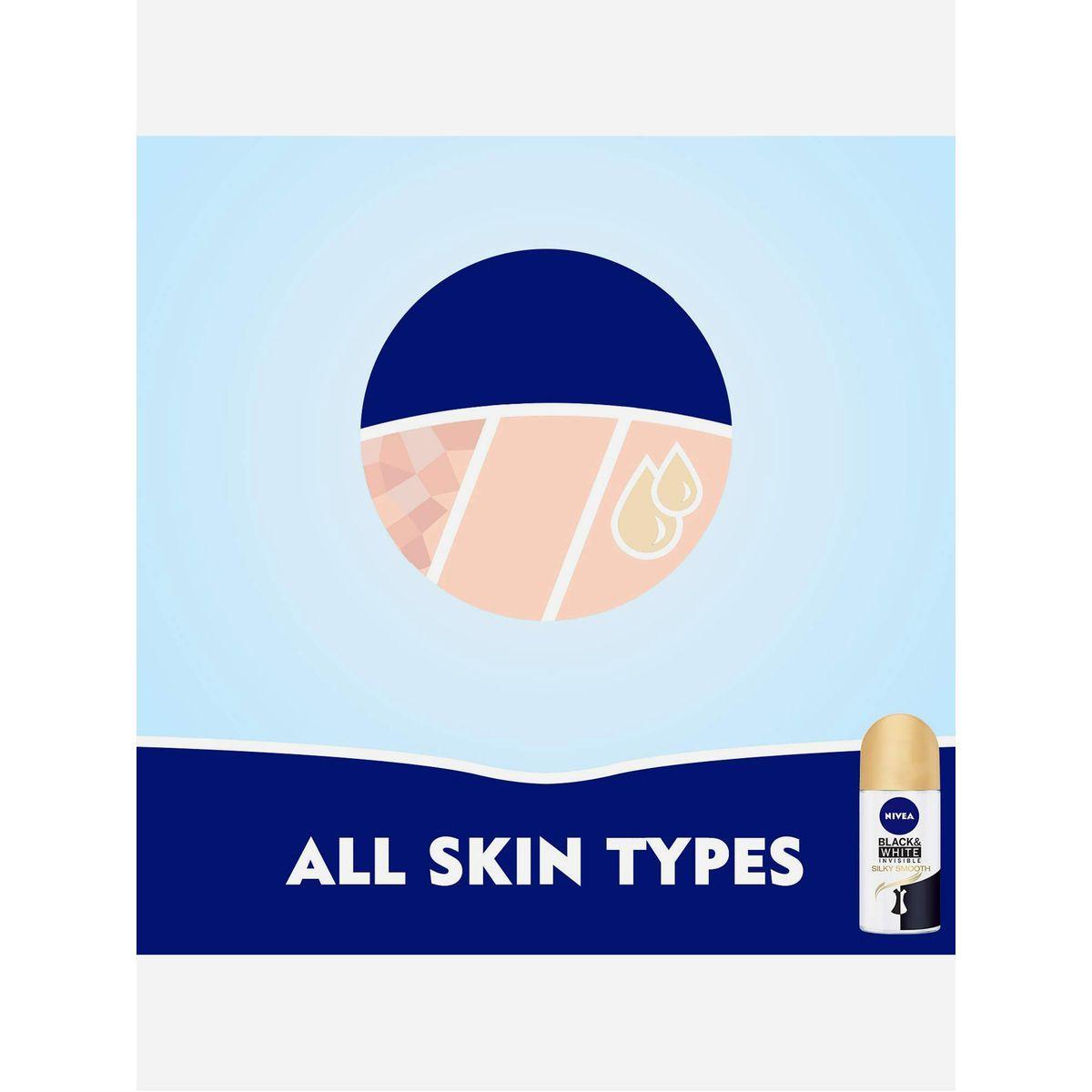 Black & White Invisible Silky Smooth Antiperspirant Roll On, 50ml-beautyandpersonalcare-fragrance-women-image-3