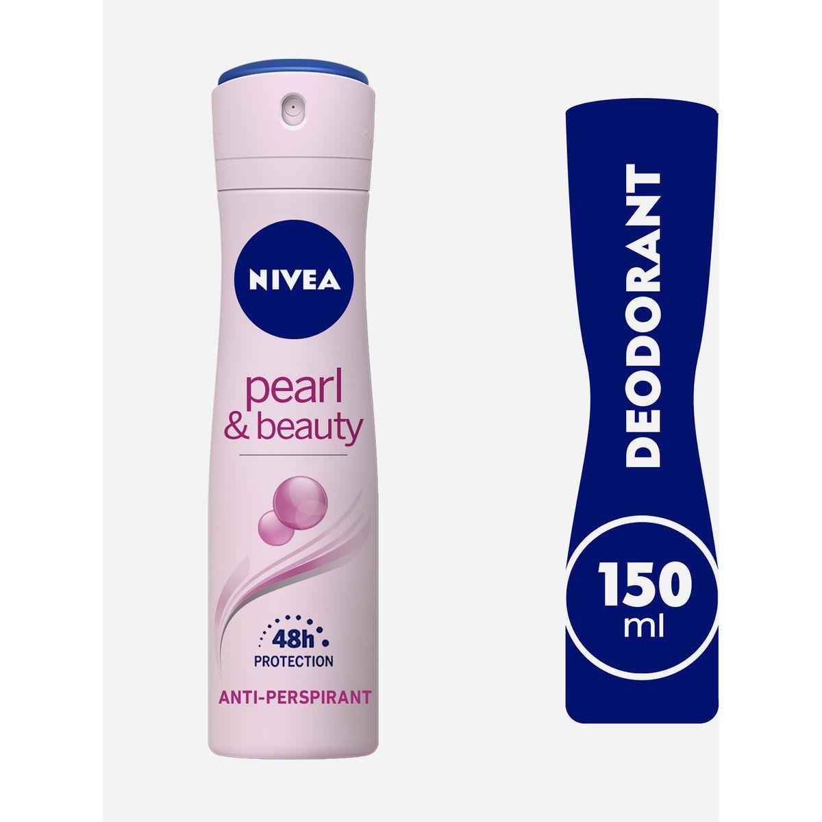 Pearl & Beauty Antiperspirant Pearl Extracts Deodorant Spray, 150ml-beautyandpersonalcare-fragrance-women-image-1