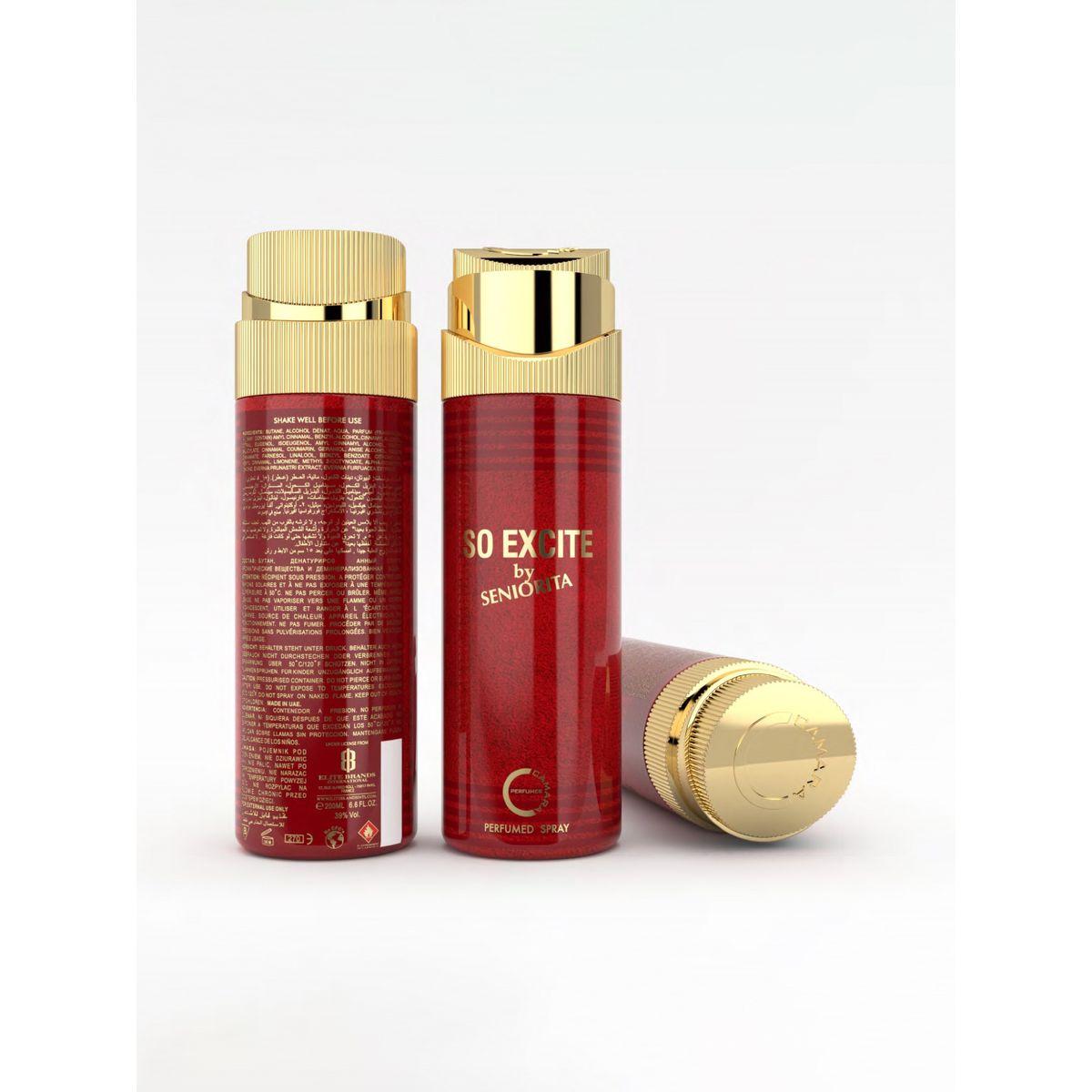 Camara Perfumes So Excite By Seniorita Perfumed Spray, 200ml-beautyandpersonalcare-fragrance-women-image-1