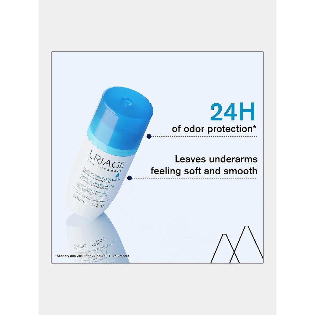 Uriage Gentle Roll On Deodorant, 50ml-beautyandpersonalcare-fragrance-men-image-2