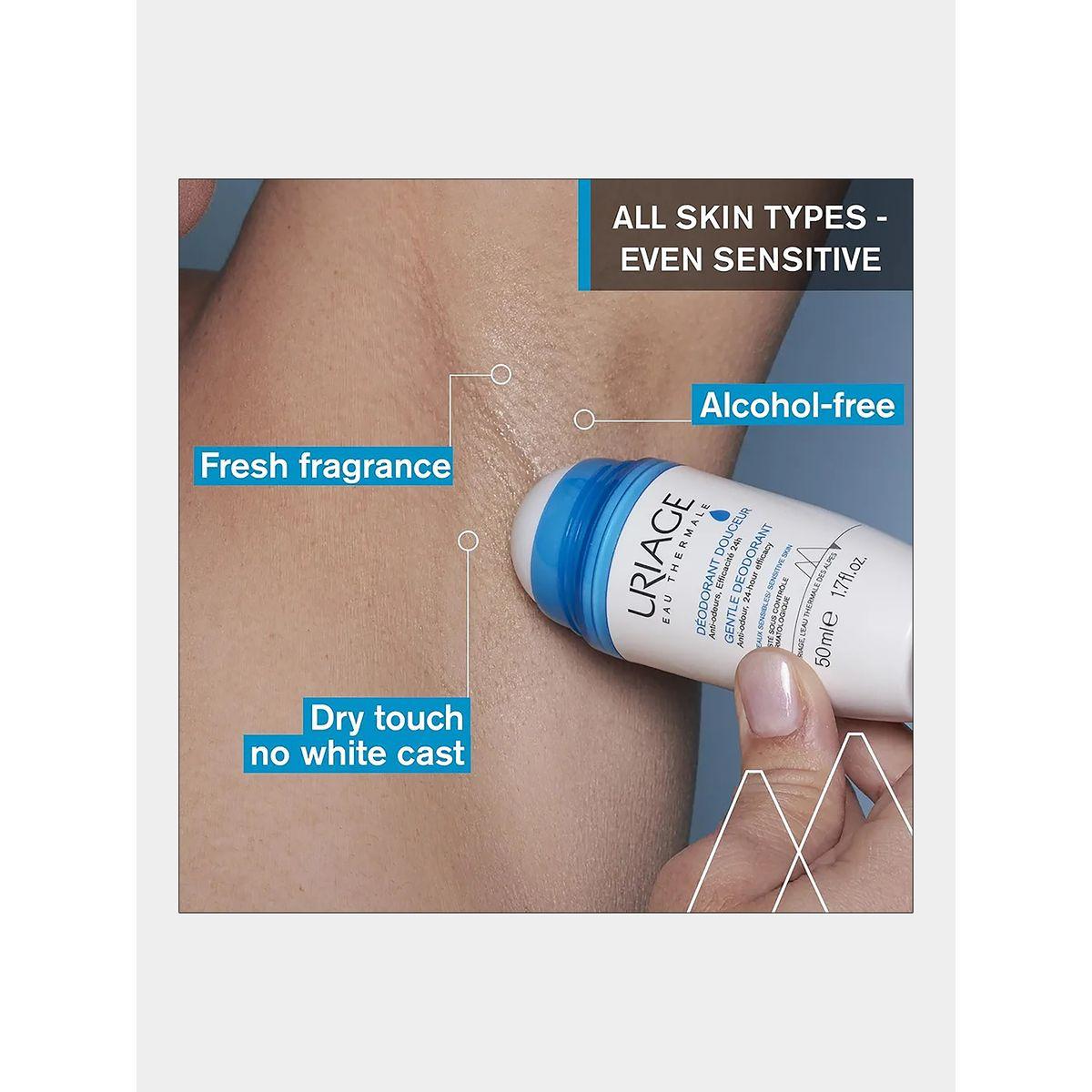 Uriage Gentle Roll On Deodorant, 50ml-beautyandpersonalcare-fragrance-men-image-3