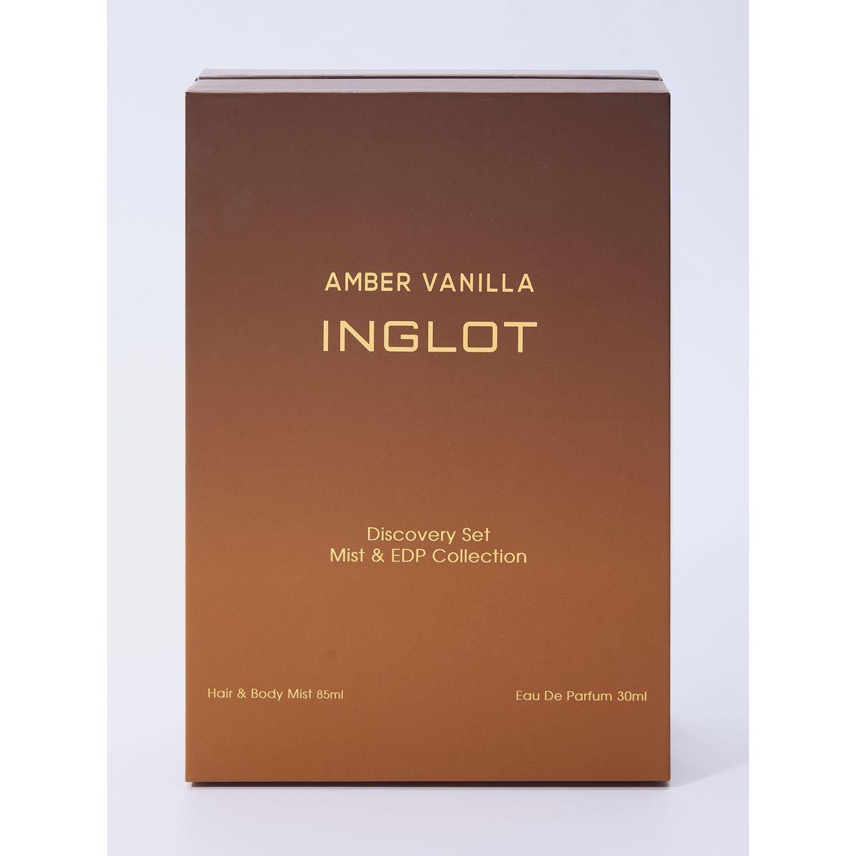 Inglot Gift Set Amber Vanilla Hair Mist 85Ml + Edp 30Ml-beautyandpersonalcare-fragrance-women-image-1