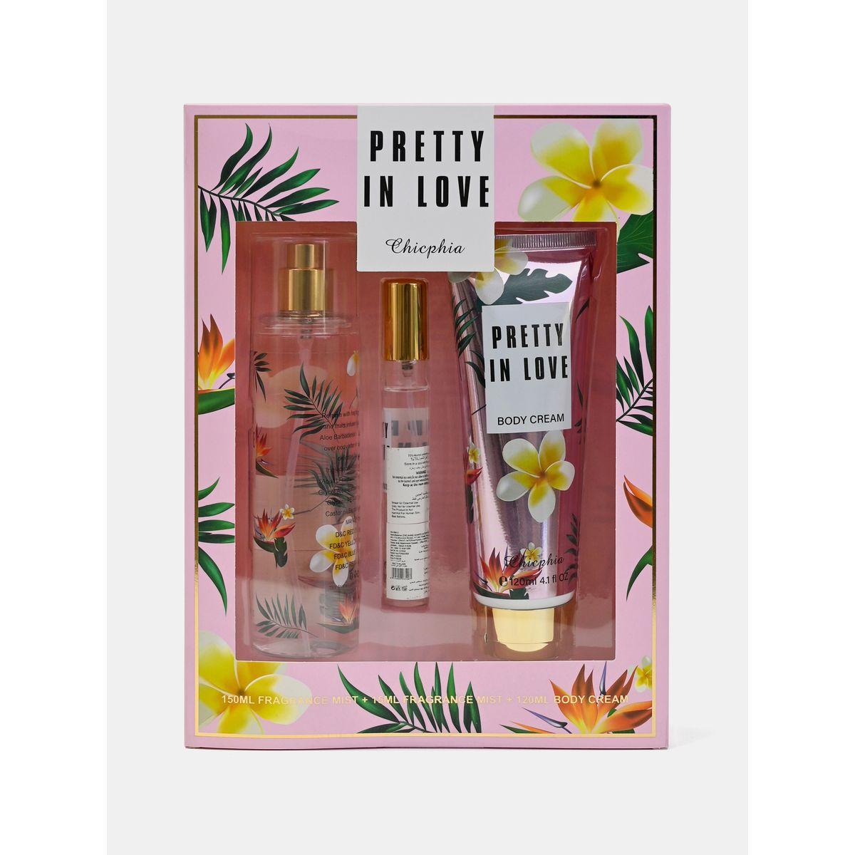 Chicphia 3-Piece Gift Set - Pretty in Love Body Care-beautyandpersonalcare-fragrance-women-image-2