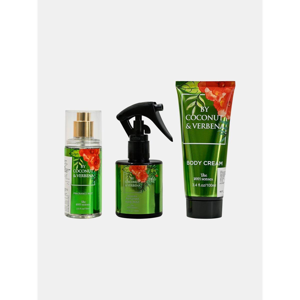 The 1001 Senses 3-Piece Gift Set - Coconut & Verbena Body Care-beautyandpersonalcare-fragrance-women-image-1